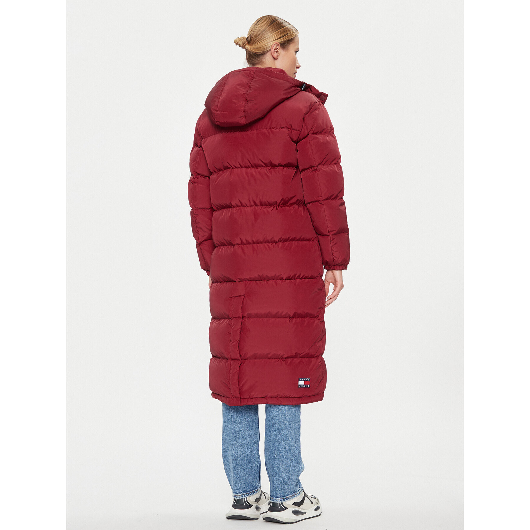 Tommy Jeans Пухено яке Alaska DW0DW14287 Червен Regular Fit - Pepit.bg