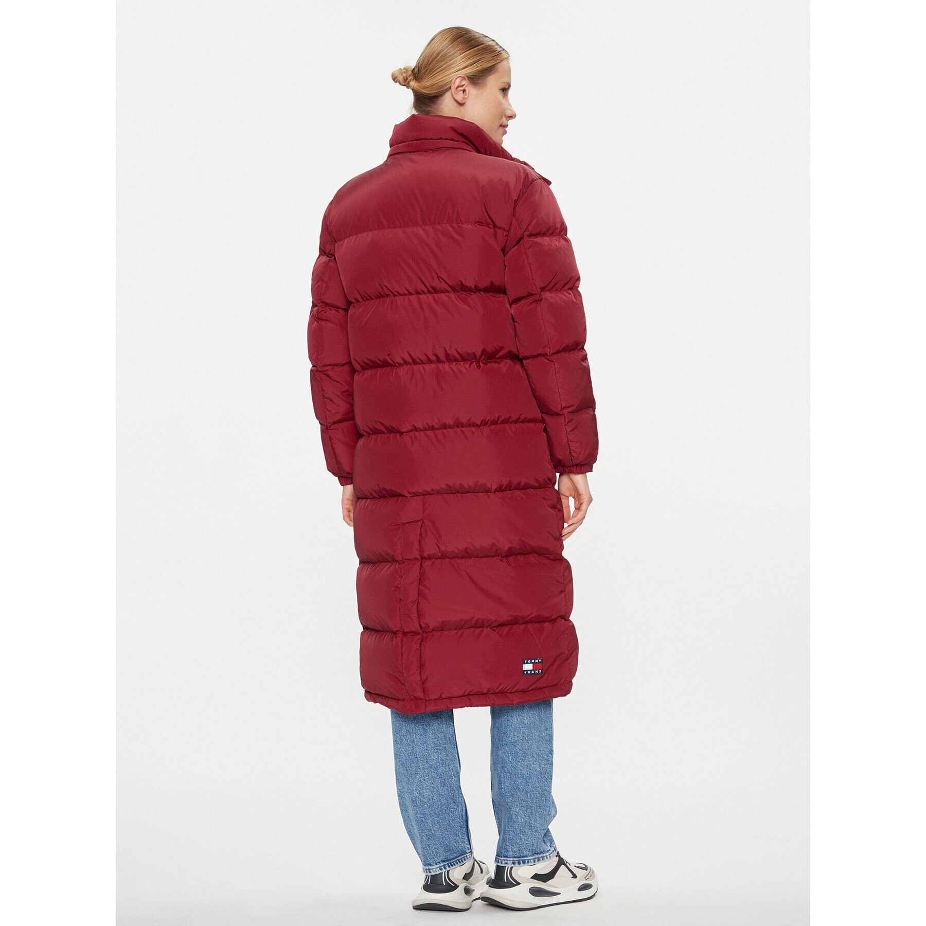 Tommy Jeans Пухено яке Alaska DW0DW14287 Червен Regular Fit - Pepit.bg