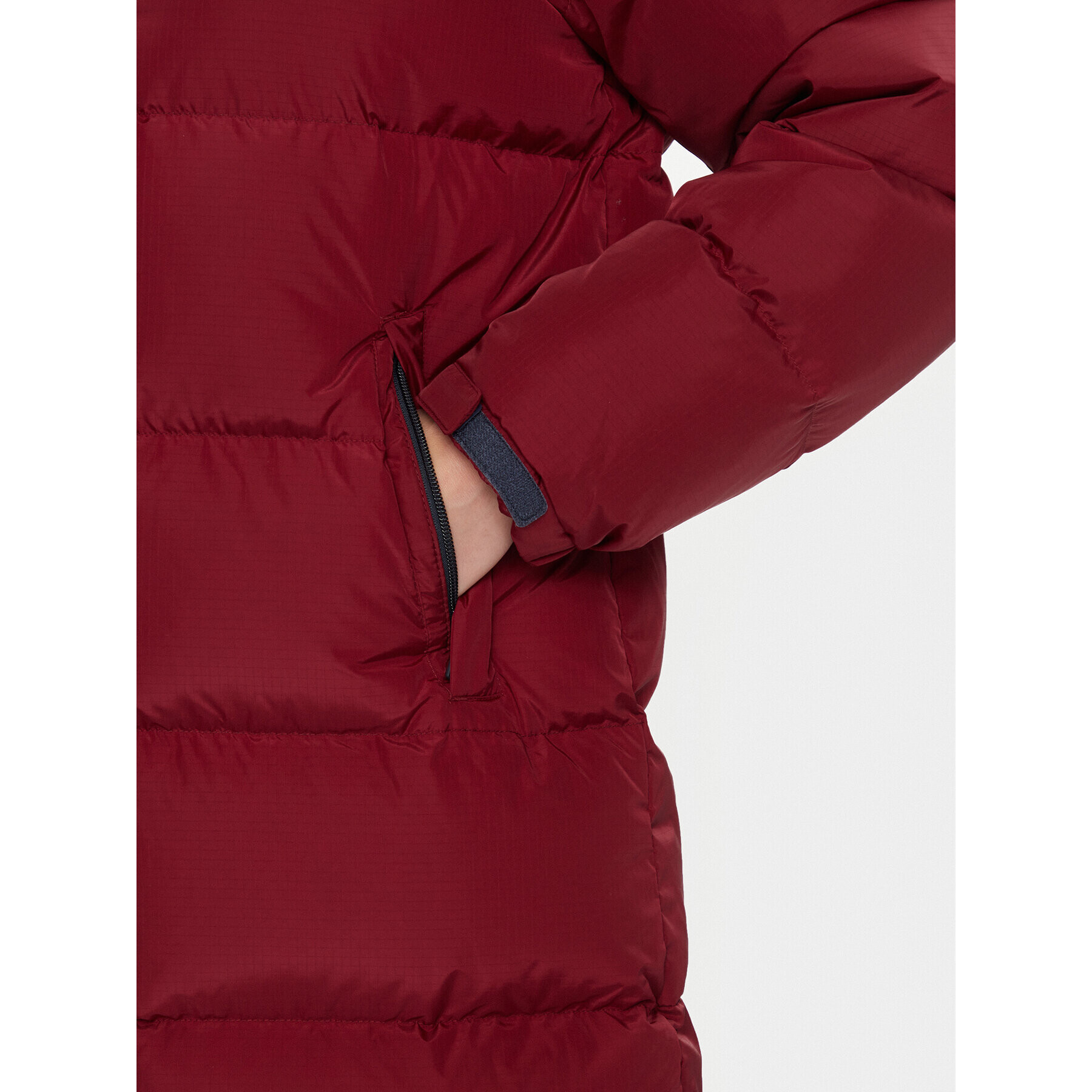 Tommy Jeans Пухено яке Alaska DW0DW14287 Червен Regular Fit - Pepit.bg