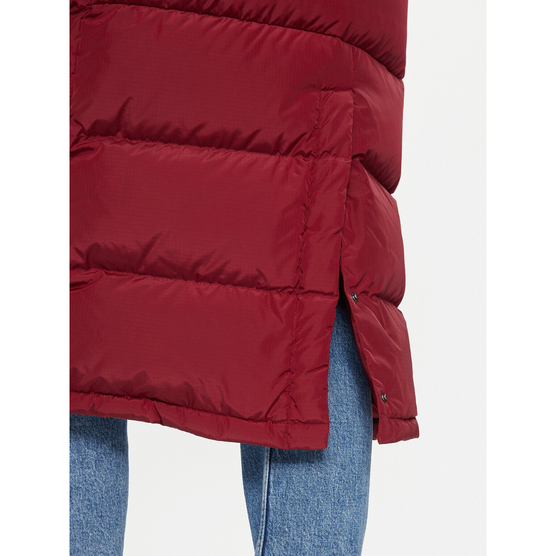 Tommy Jeans Пухено яке Alaska DW0DW14287 Червен Regular Fit - Pepit.bg