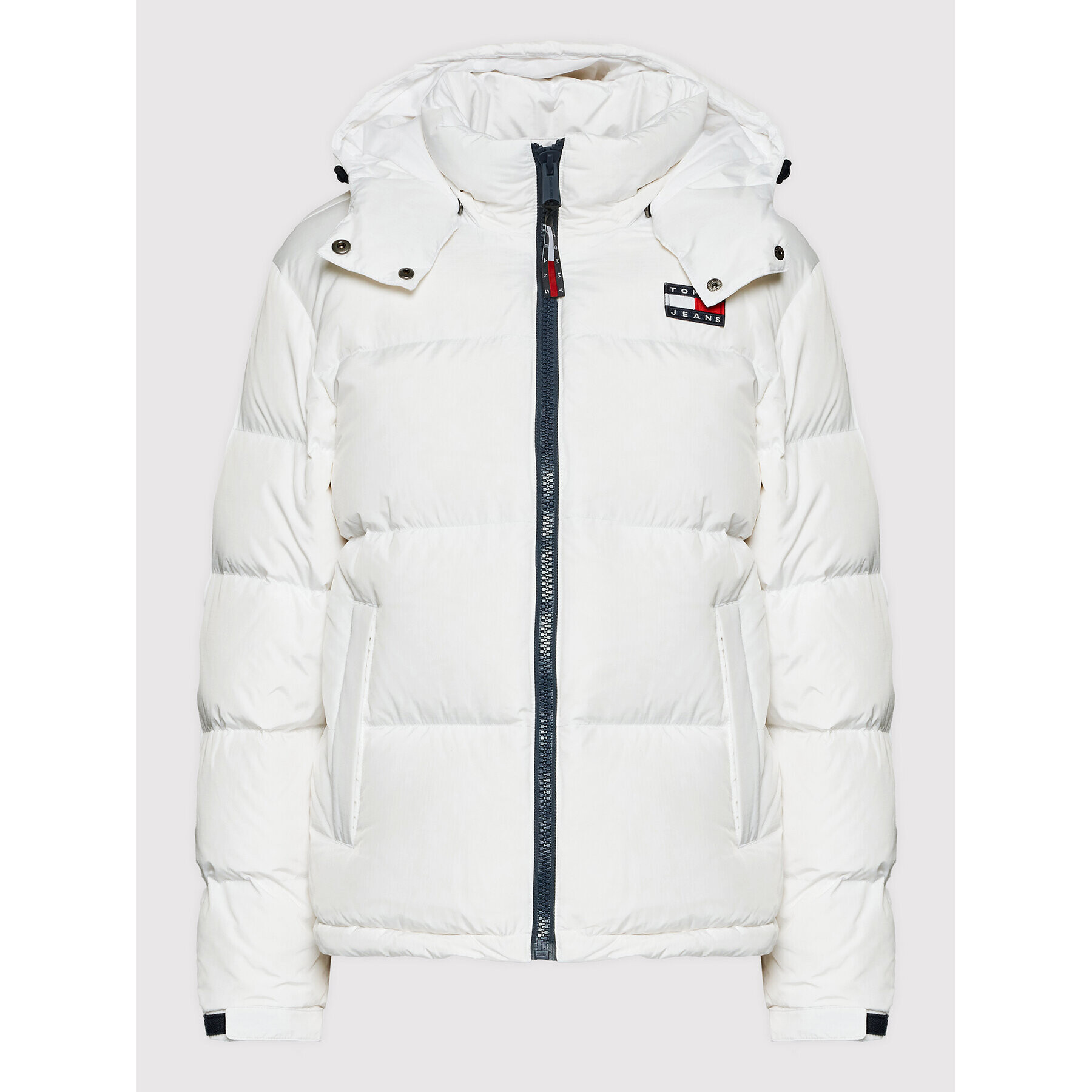 Tommy Jeans Пухено яке Alaska DW0DW14661 Бял Regular Fit - Pepit.bg