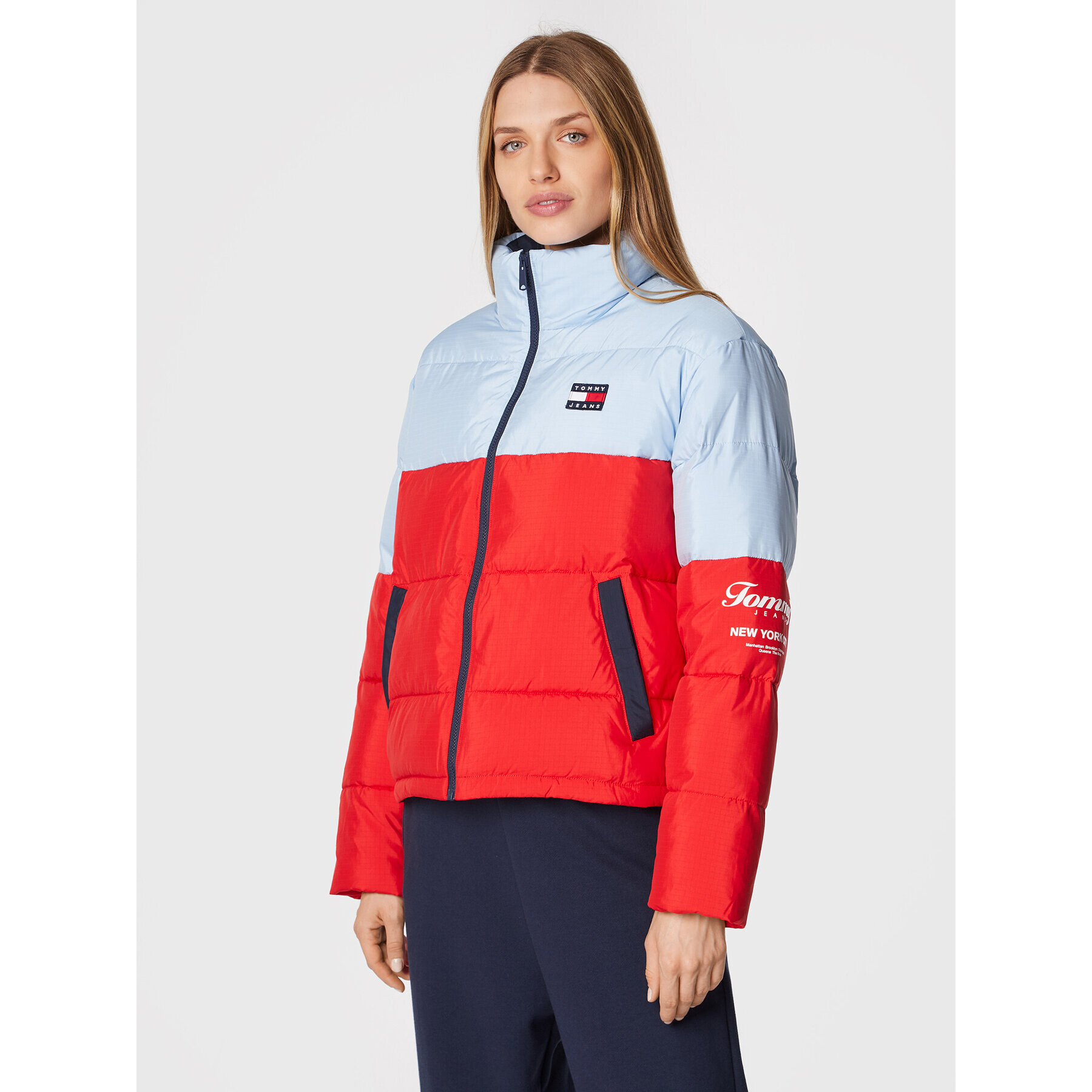 Tommy Jeans Пухено яке Archive DW0DW13753 Цветен Regular Fit - Pepit.bg