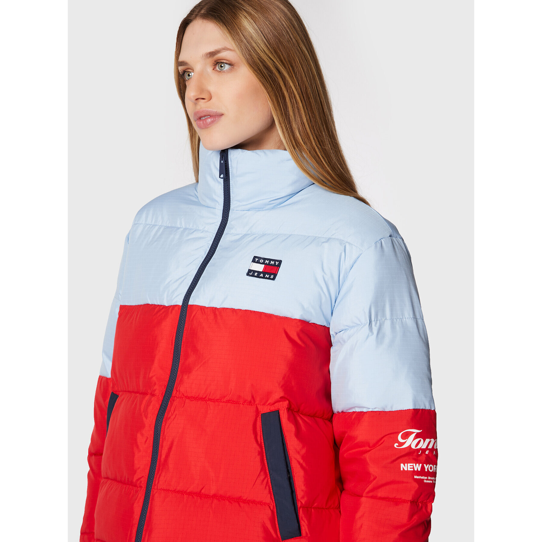 Tommy Jeans Пухено яке Archive DW0DW13753 Цветен Regular Fit - Pepit.bg