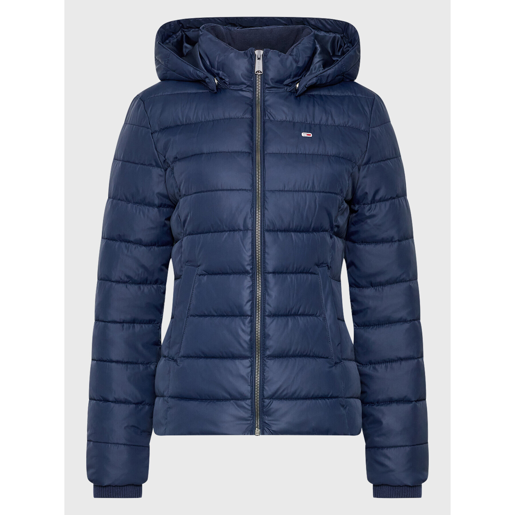 Tommy Jeans Пухено яке Basic DW0DW13741 Тъмносин Regular Fit - Pepit.bg