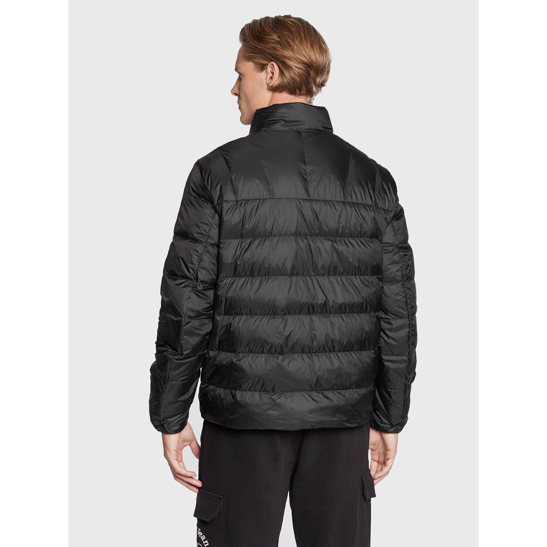 Tommy Jeans Пухено яке DM0DM14086 Черен Regular Fit - Pepit.bg