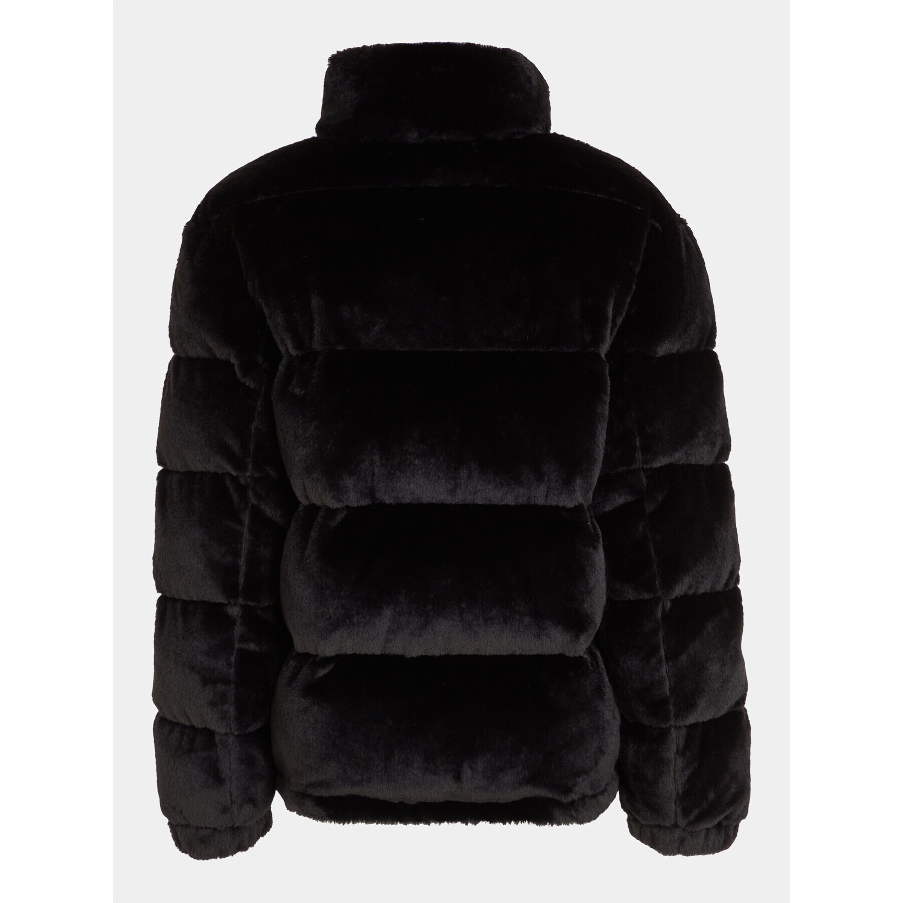 Tommy Jeans Пухено яке DW0DW16584 Черен Regular Fit - Pepit.bg