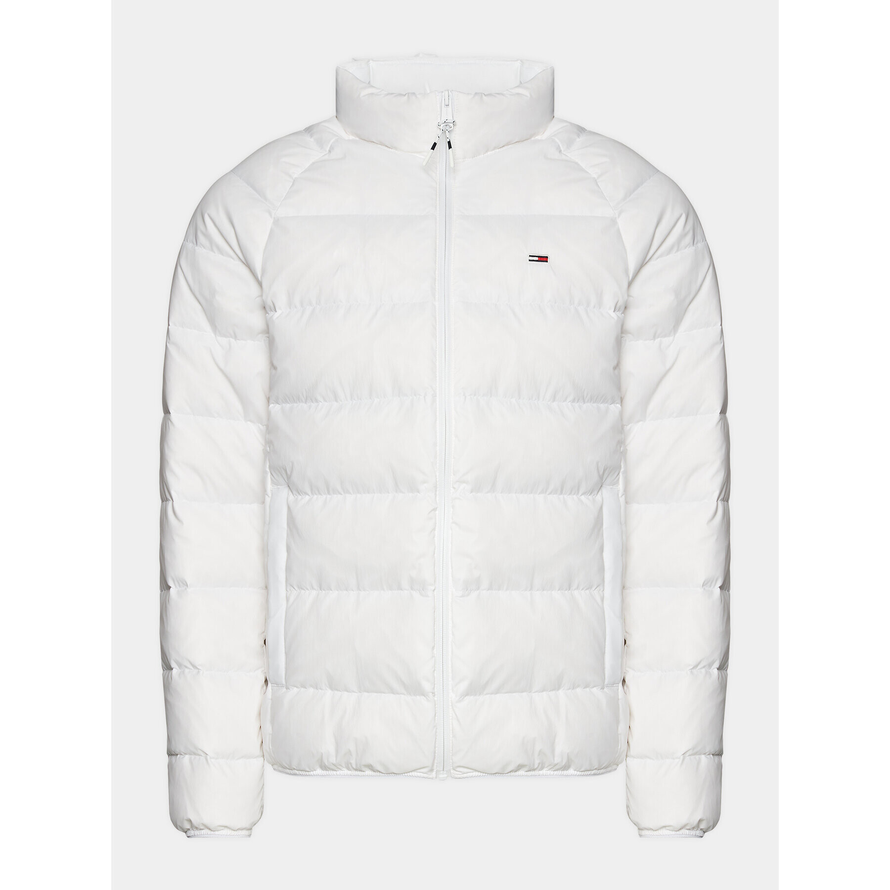 Tommy Jeans Пухено яке Essential DM0DM17984 Бял Regular Fit - Pepit.bg