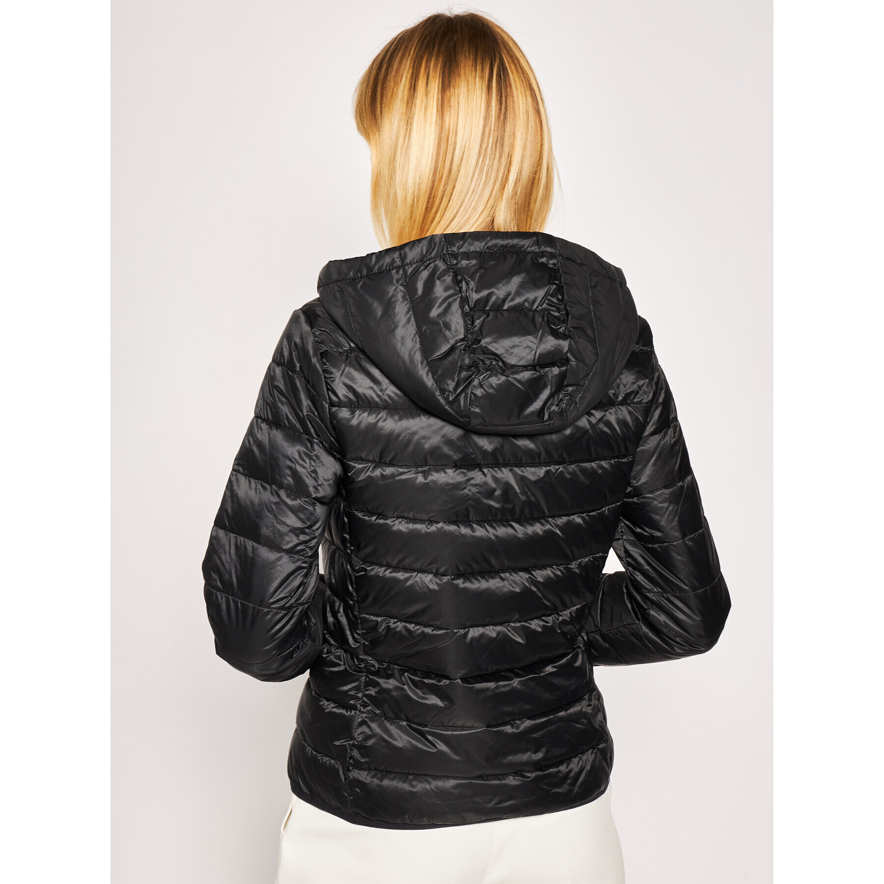 Tommy Jeans Пухено яке Quilted Zip DW0DW06748 Черен Regular Fit - Pepit.bg