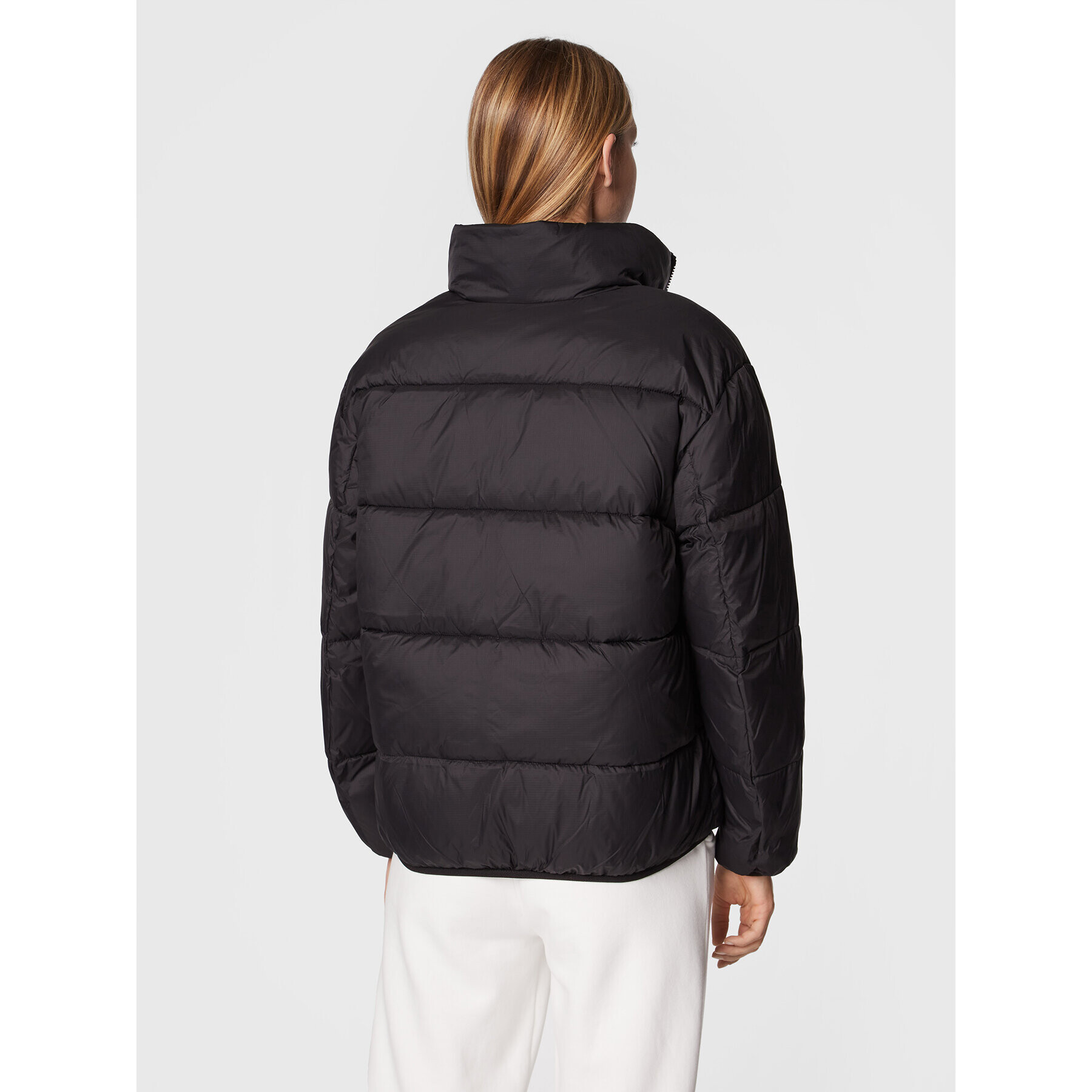 Tommy Jeans Пухено яке Reverse DW0DW13751 Черен Regular Fit - Pepit.bg