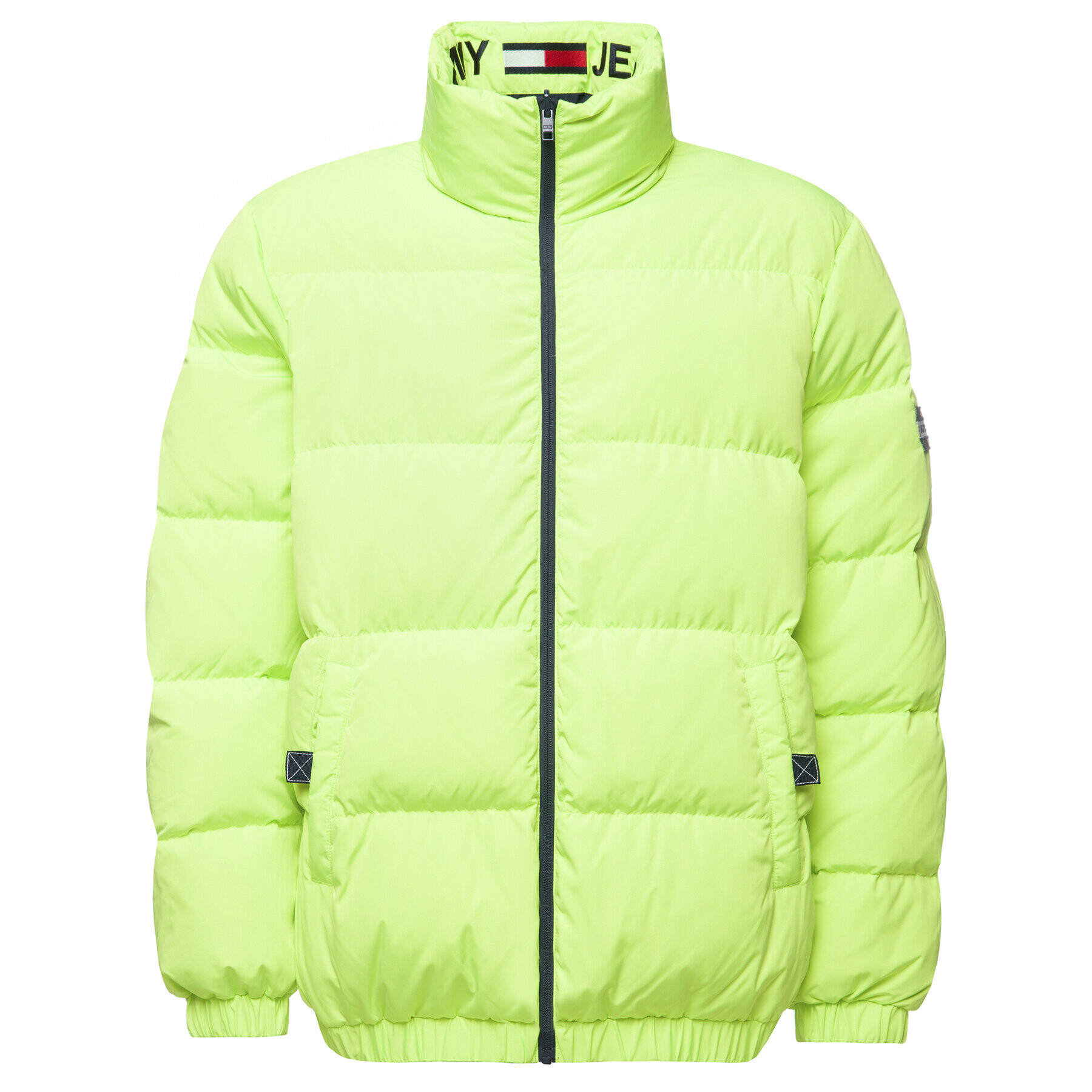 Tommy Jeans Пухено яке Reversible DM0DM07373 Жълт Regular Fit - Pepit.bg