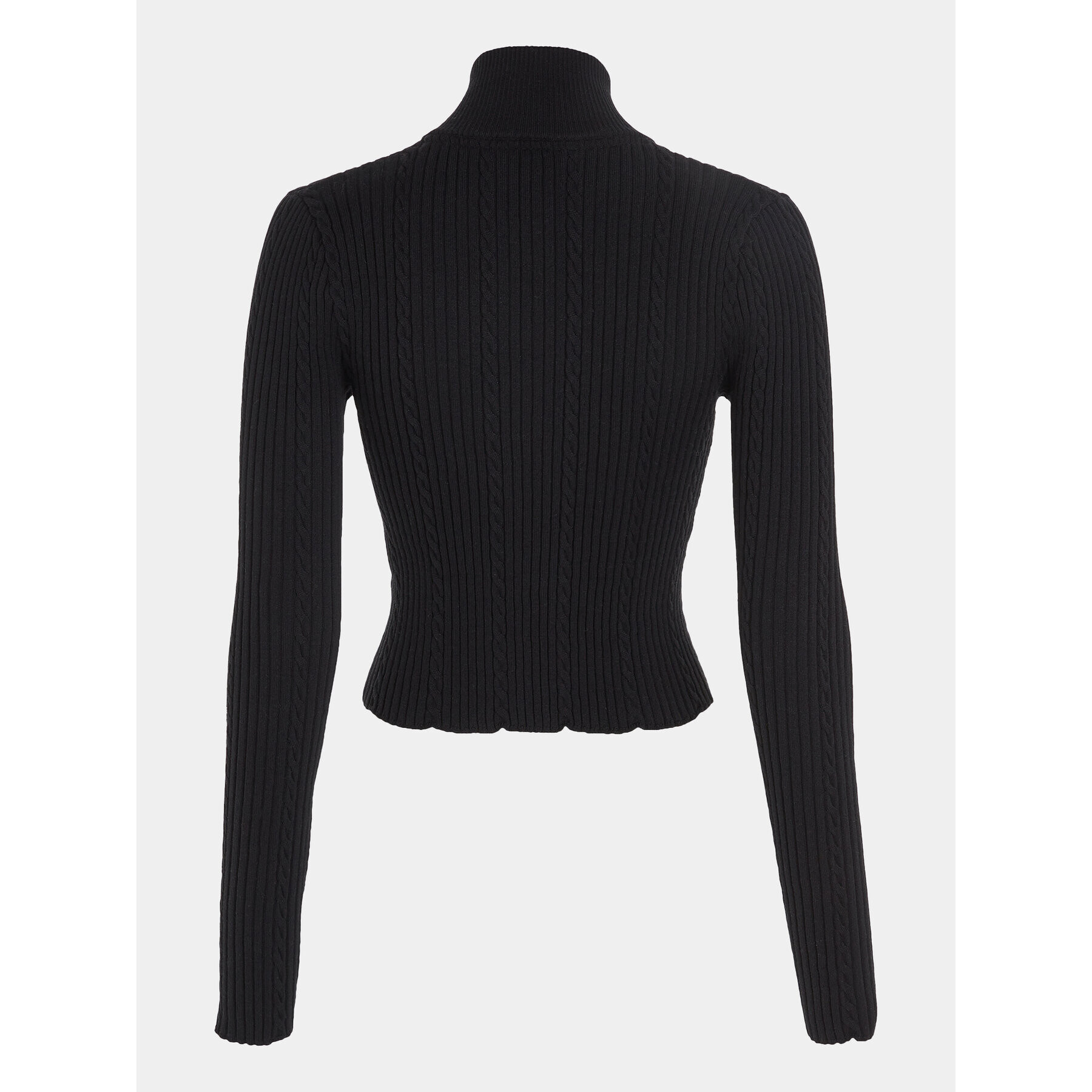 Tommy Jeans Пуловер BadgeDW0DW16532 Черен Slim Fit - Pepit.bg