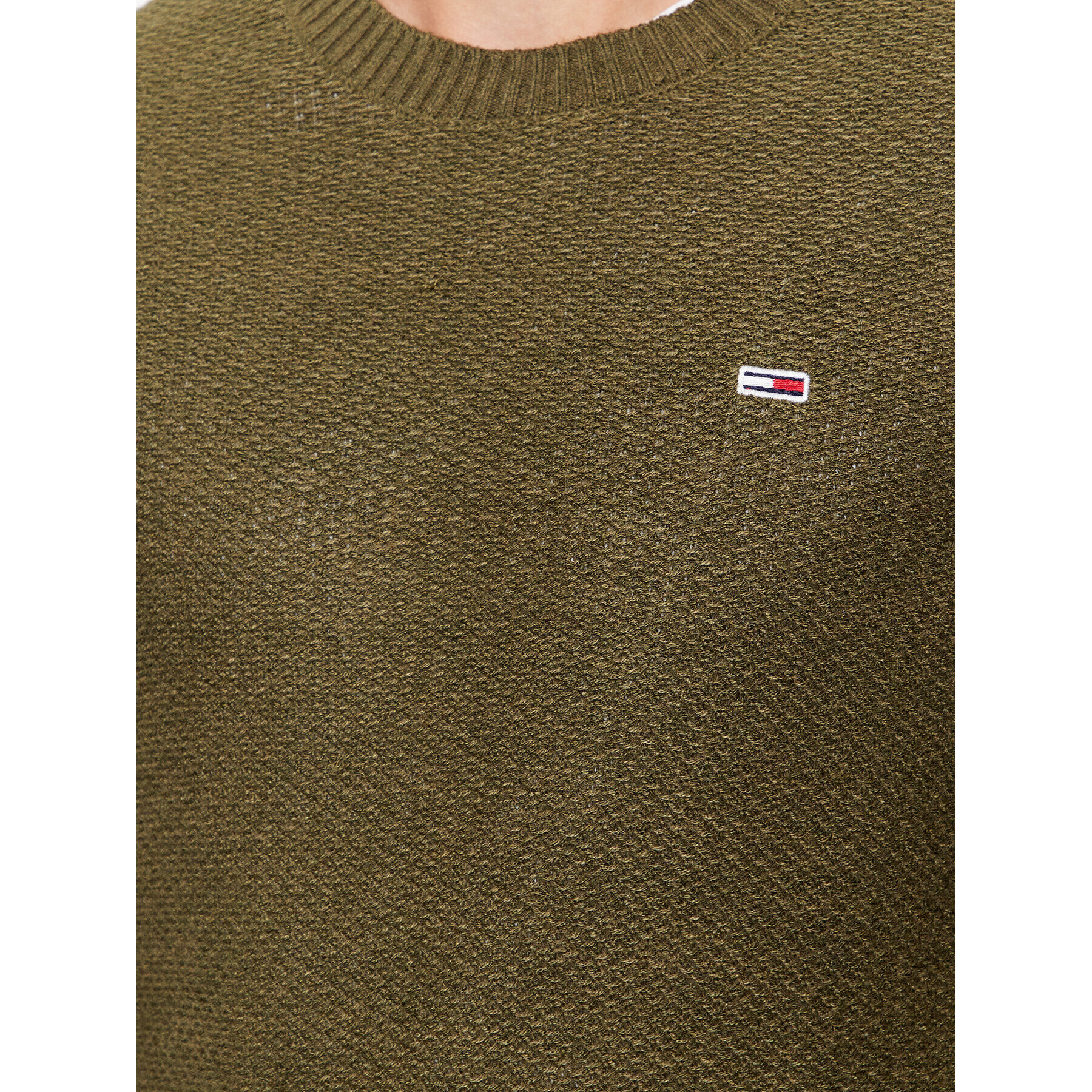 Tommy Jeans Пуловер DM0DM15060 Зелен Regular Fit - Pepit.bg
