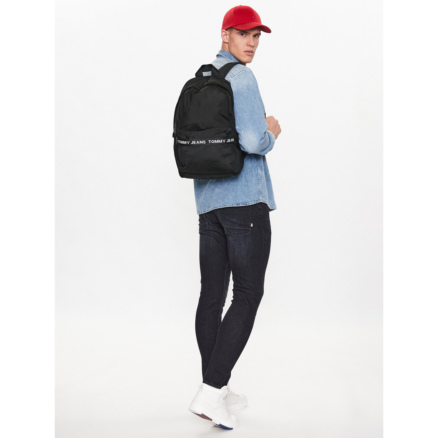 Tommy Jeans Раница Tjm Essential Backpack AM0AM10900 Черен - Pepit.bg