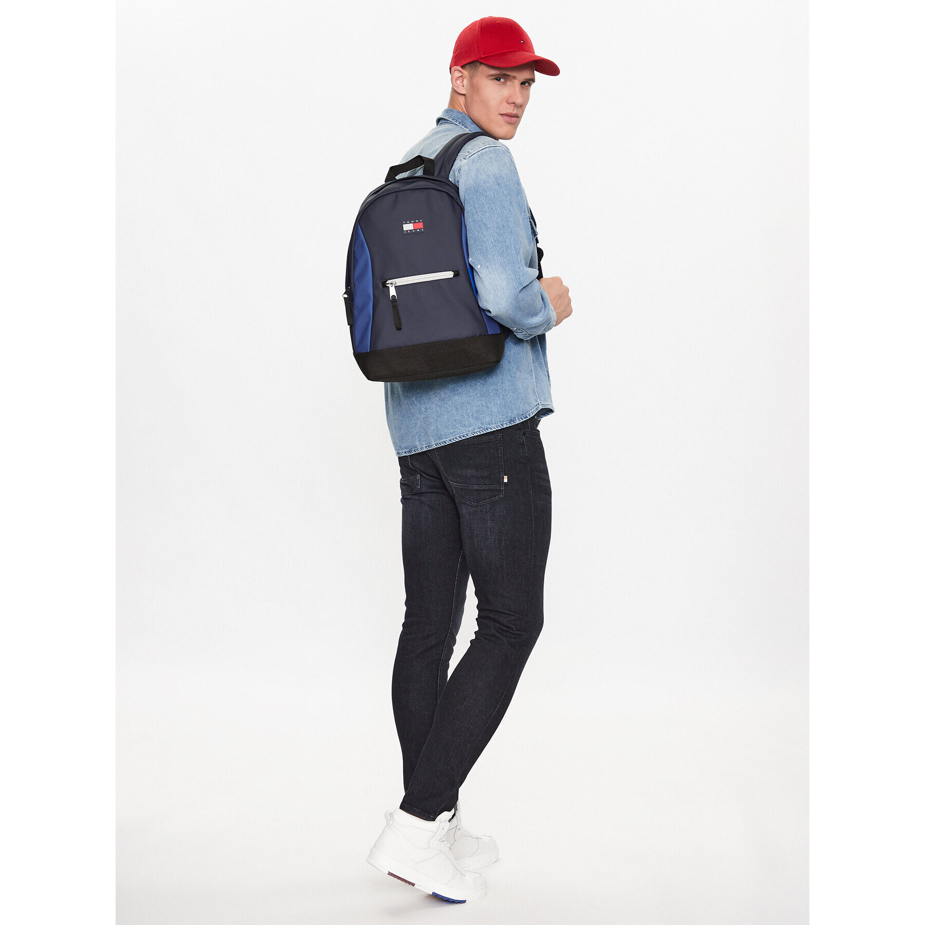 Tommy Jeans Раница Tjm Function Dome Backpack AM0AM10888 Тъмносин - Pepit.bg
