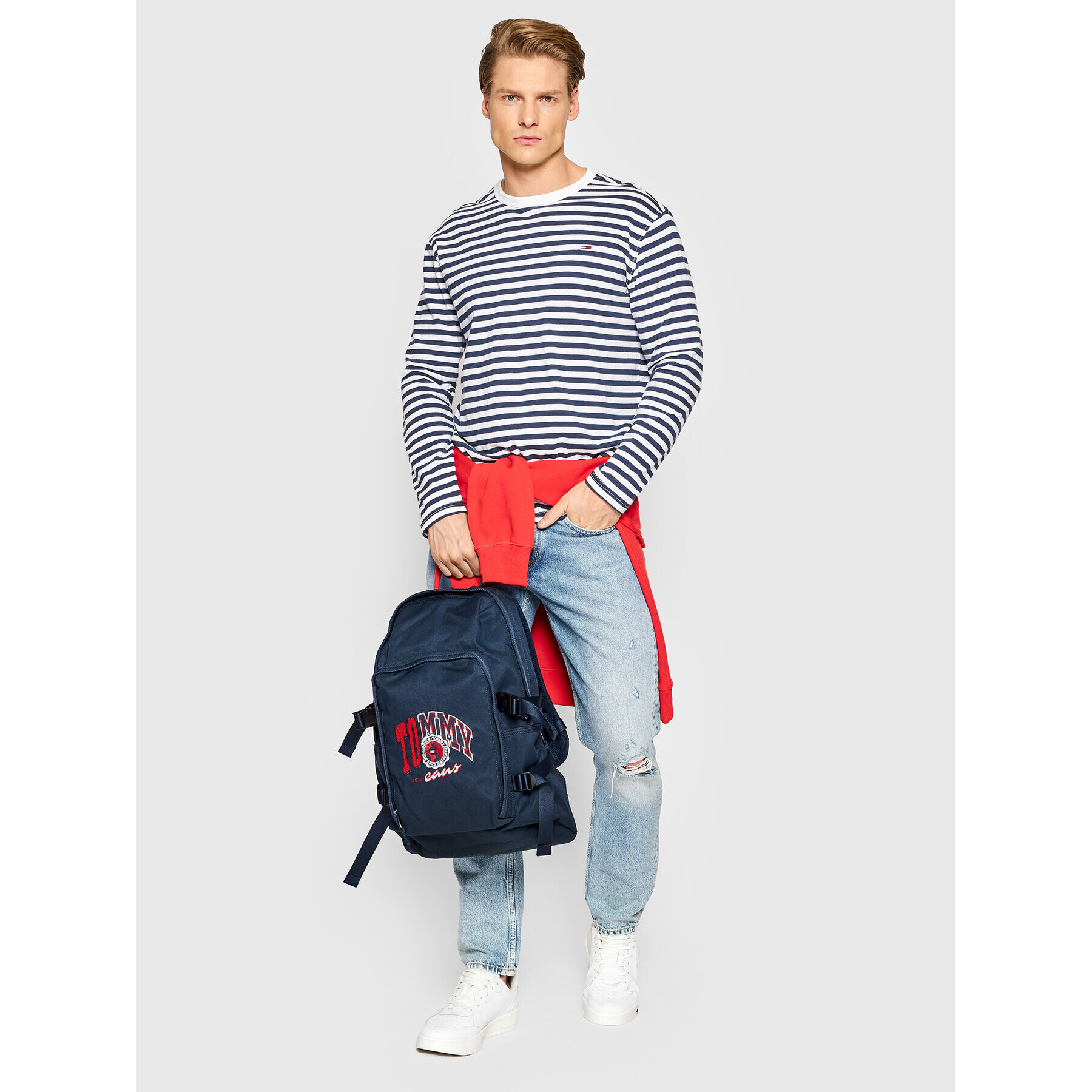 Tommy Jeans Раница Tjm Heritage Dome Backpack AM0AM08706 Тъмносин - Pepit.bg