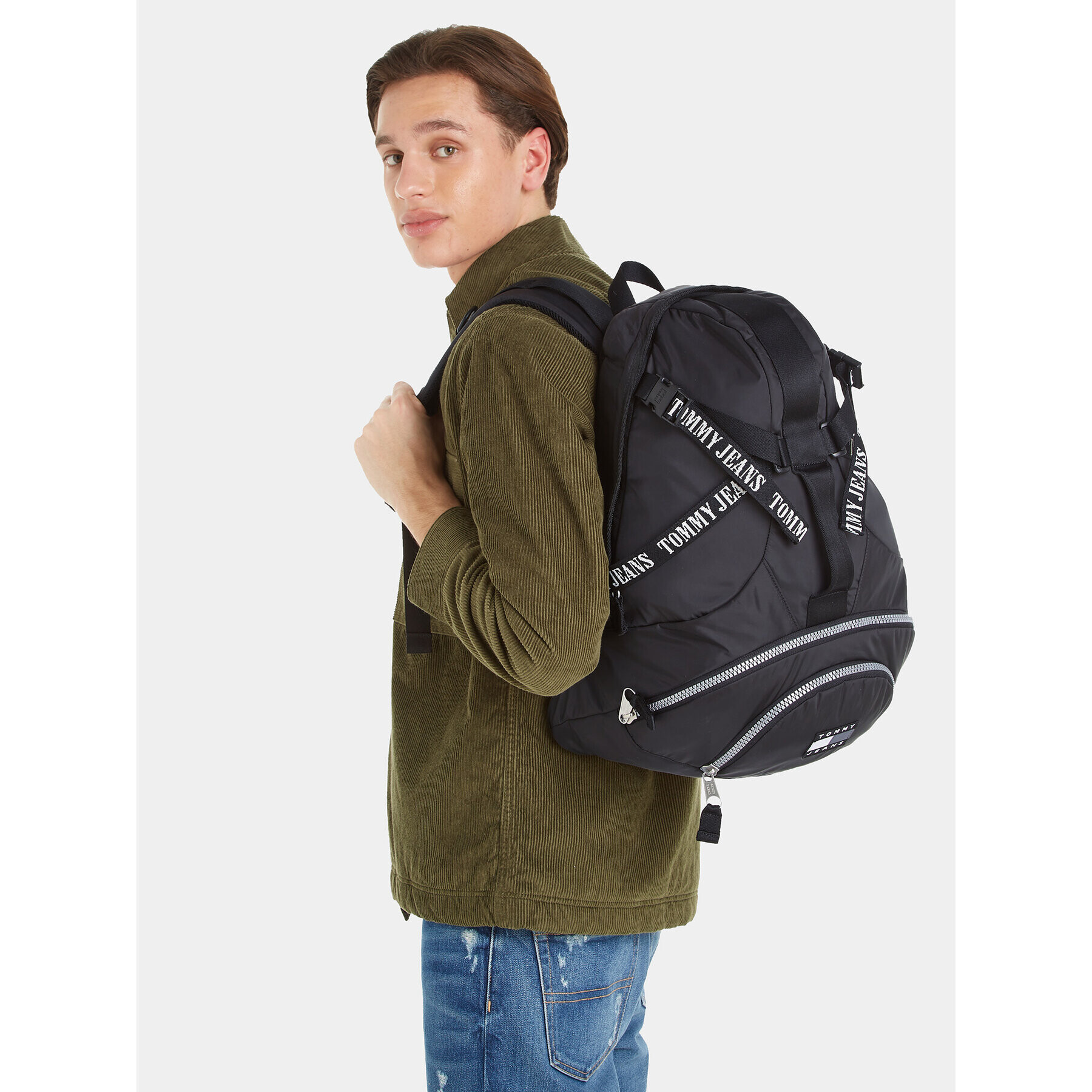 Tommy Jeans Раница Tjm Heritage Elevated Backpack AM0AM11655 Черен - Pepit.bg