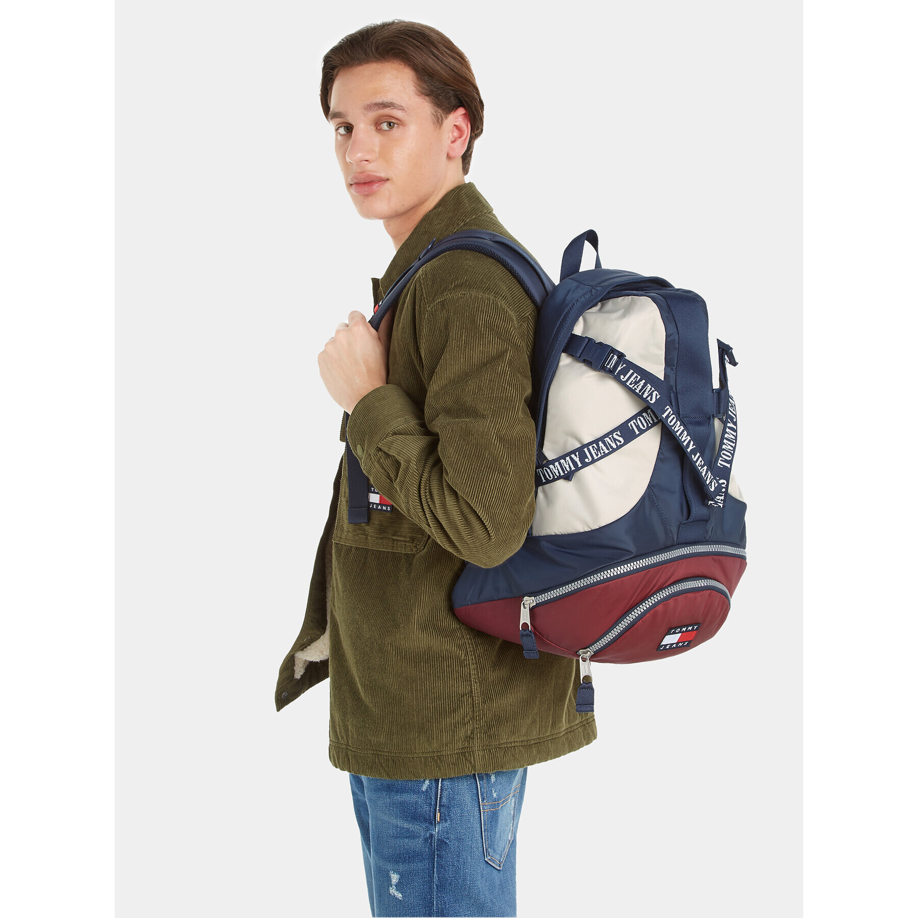 Tommy Jeans Раница Tjm Heritage Elevated Backpack AM0AM11655 Син - Pepit.bg