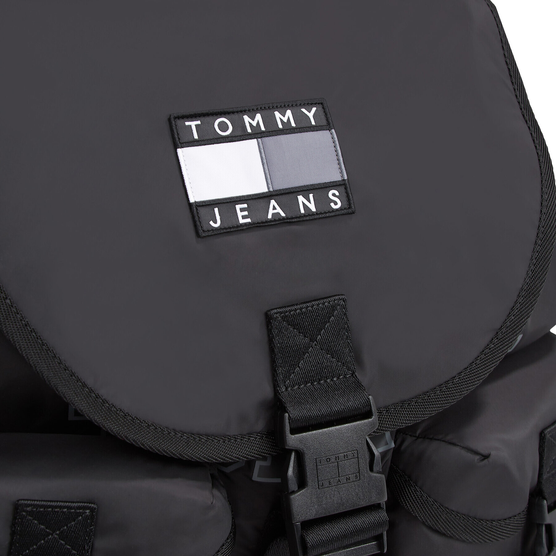 Tommy Jeans Раница Tjm Heritage Flap Backpack AM0AM11656 Черен - Pepit.bg