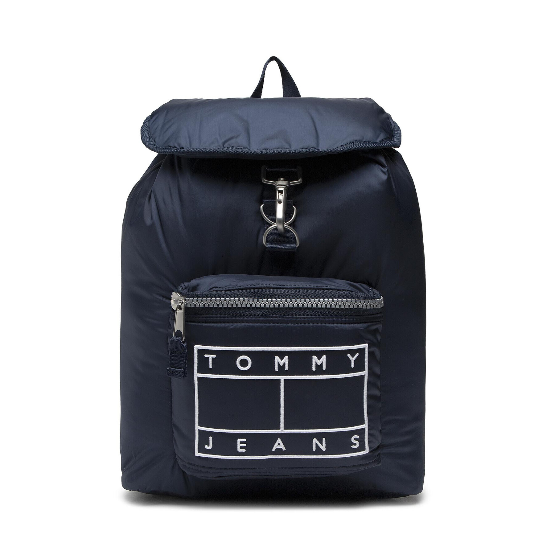 Tommy Jeans Раница Tjm Heritage Flap Bp 15L AM0AM09724 Тъмносин - Pepit.bg