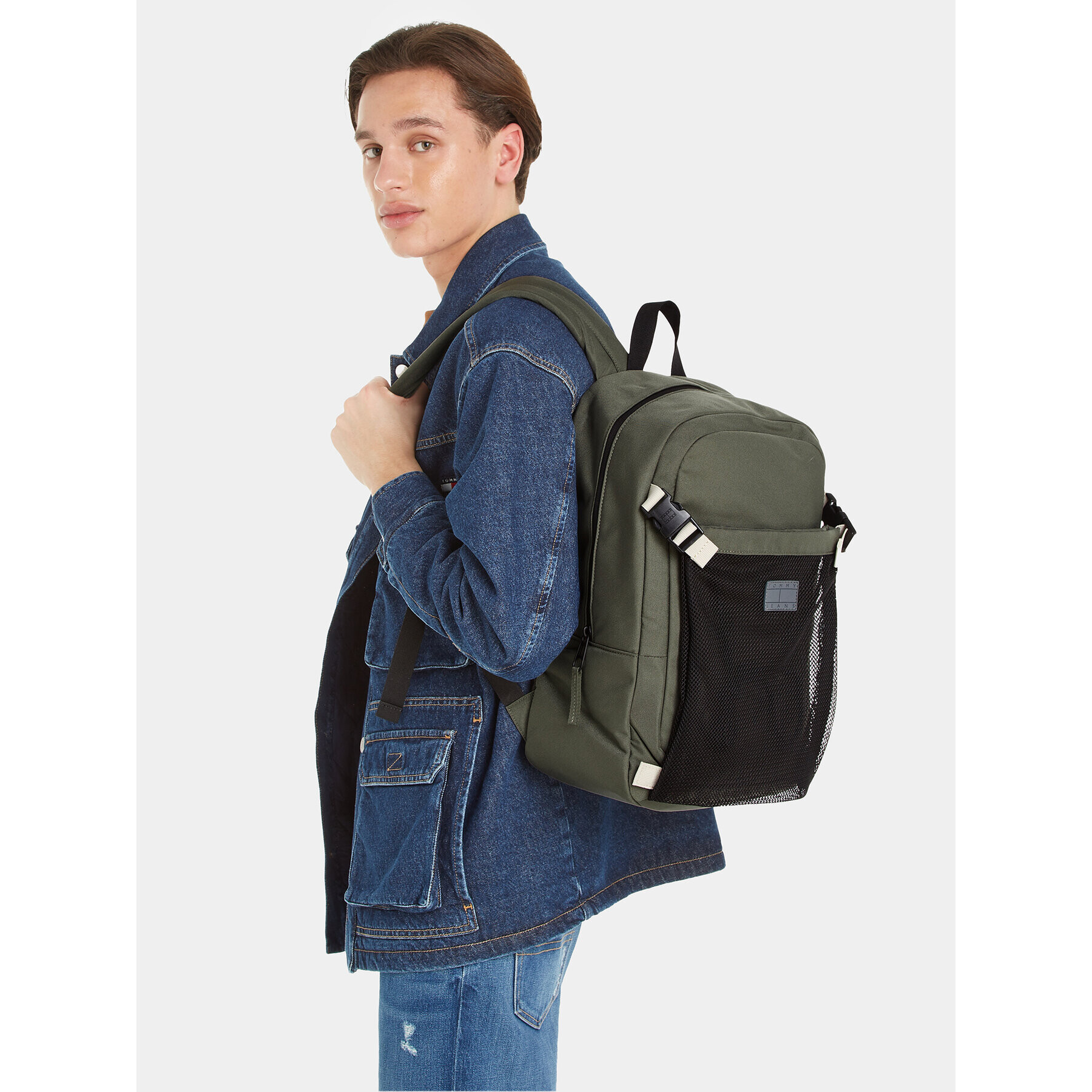 Tommy Jeans Раница Tjm Hybrid Backpack AM0AM11652 Зелен - Pepit.bg