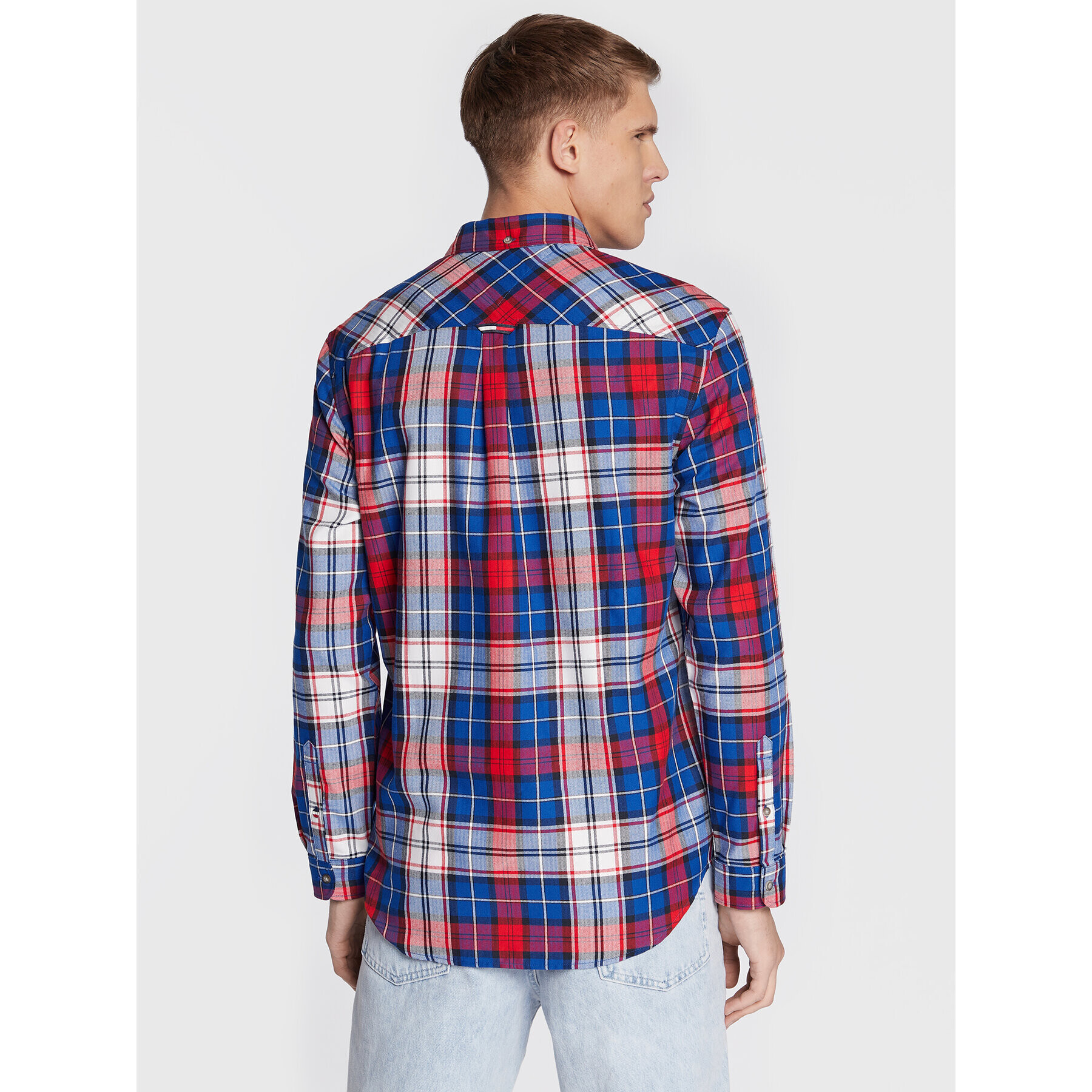 Tommy Jeans Риза Check Flannel DM0DM15114 Цветен Classic Fit - Pepit.bg