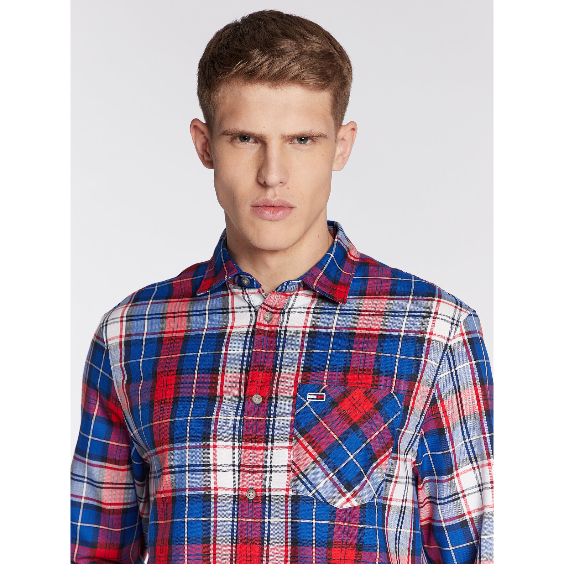 Tommy Jeans Риза Check Flannel DM0DM15114 Цветен Classic Fit - Pepit.bg