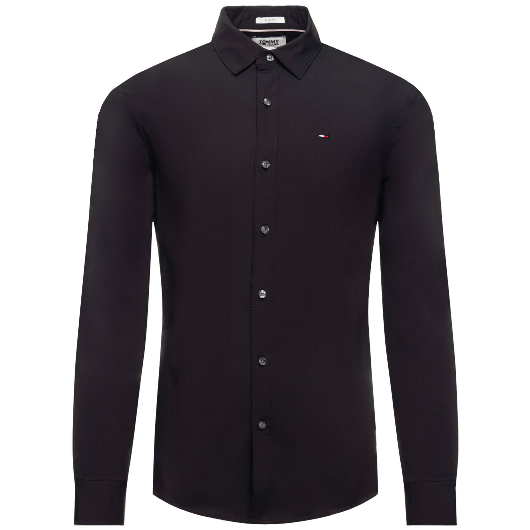 Tommy Jeans Риза DM0DM04405 Черен Slim Fit - Pepit.bg