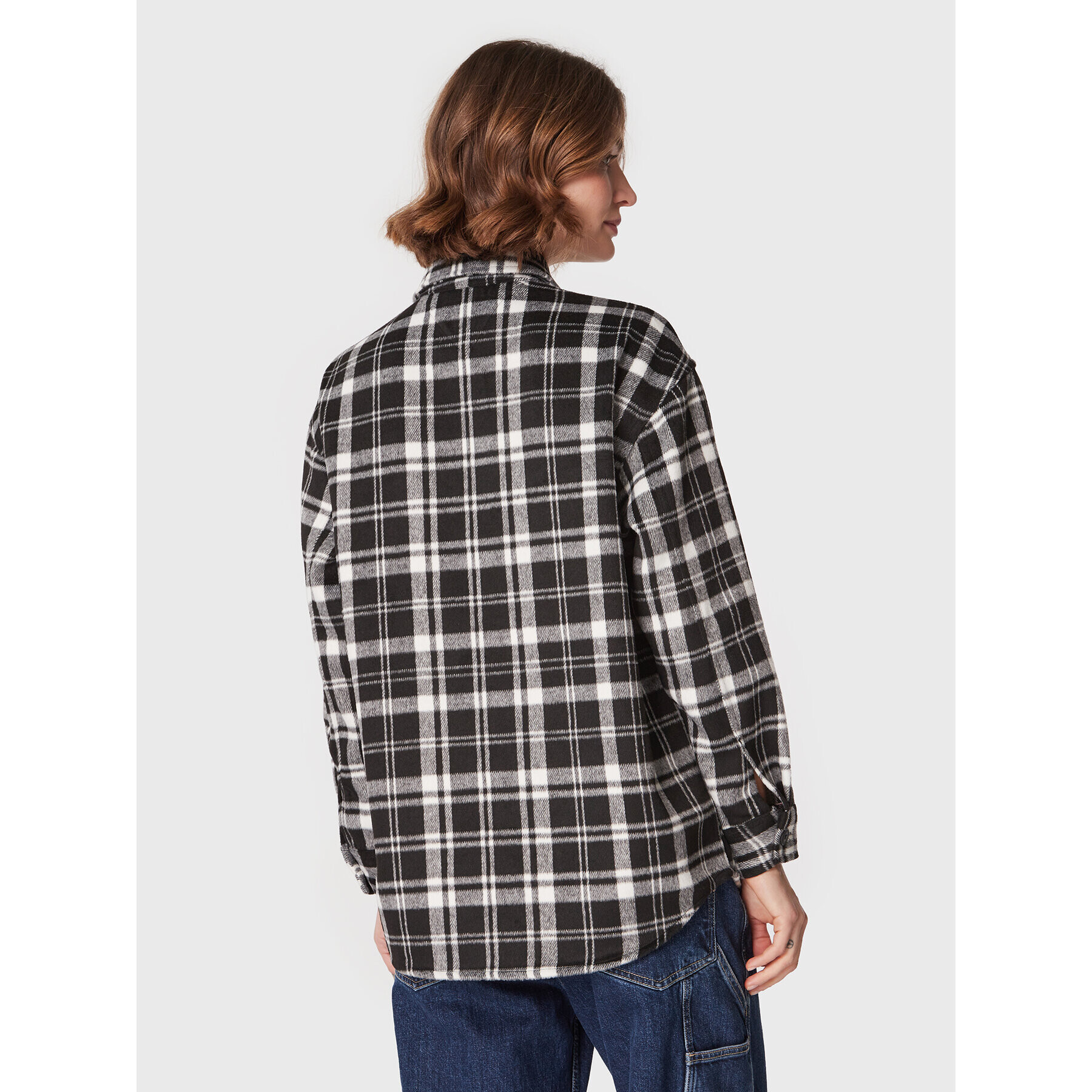 Tommy Jeans Риза DW0DW15035 Черен Relaxed Fit - Pepit.bg