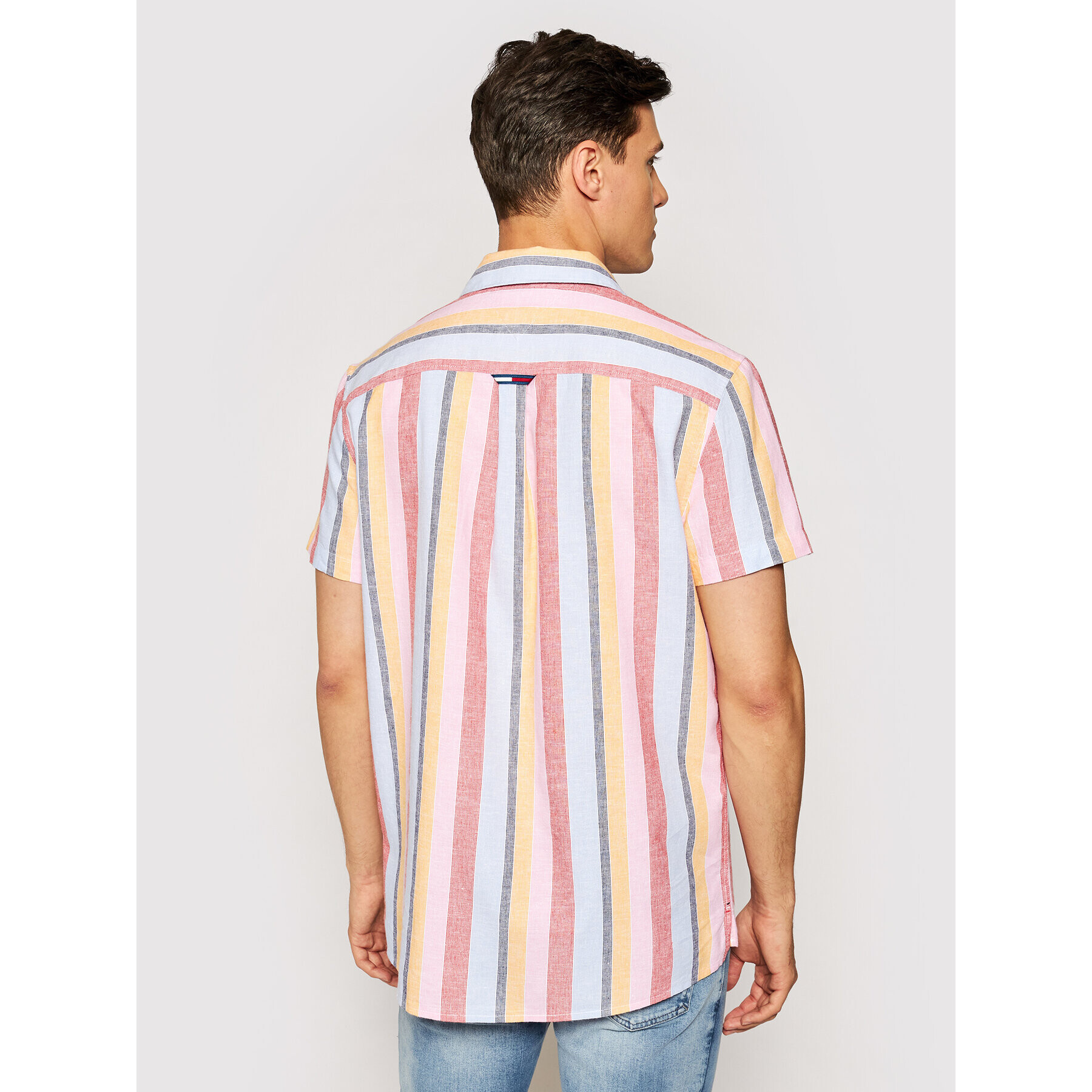 Tommy Jeans Риза Striped Camp DM0DM10145 Цветен Regular Fit - Pepit.bg