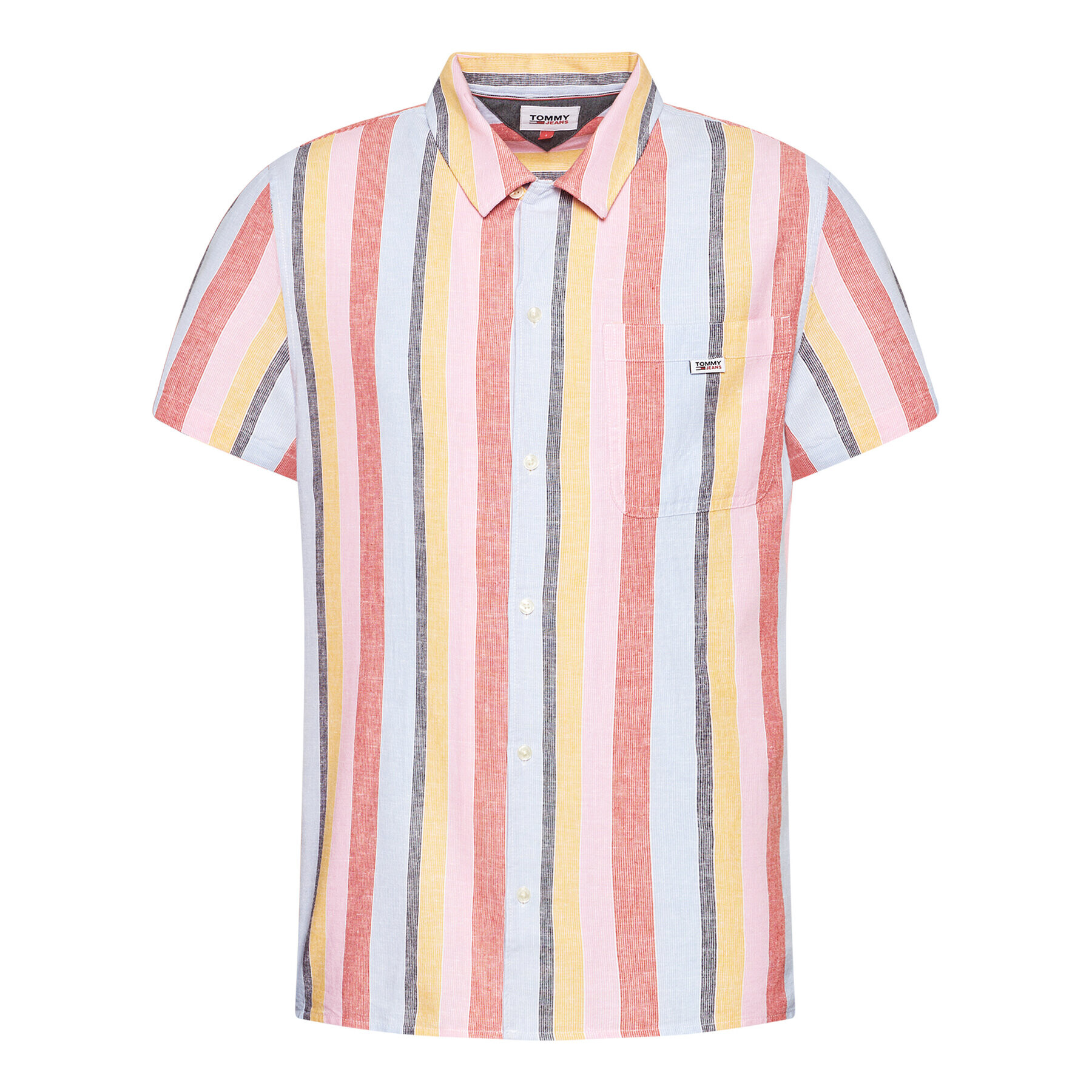 Tommy Jeans Риза Striped Camp DM0DM10145 Цветен Regular Fit - Pepit.bg