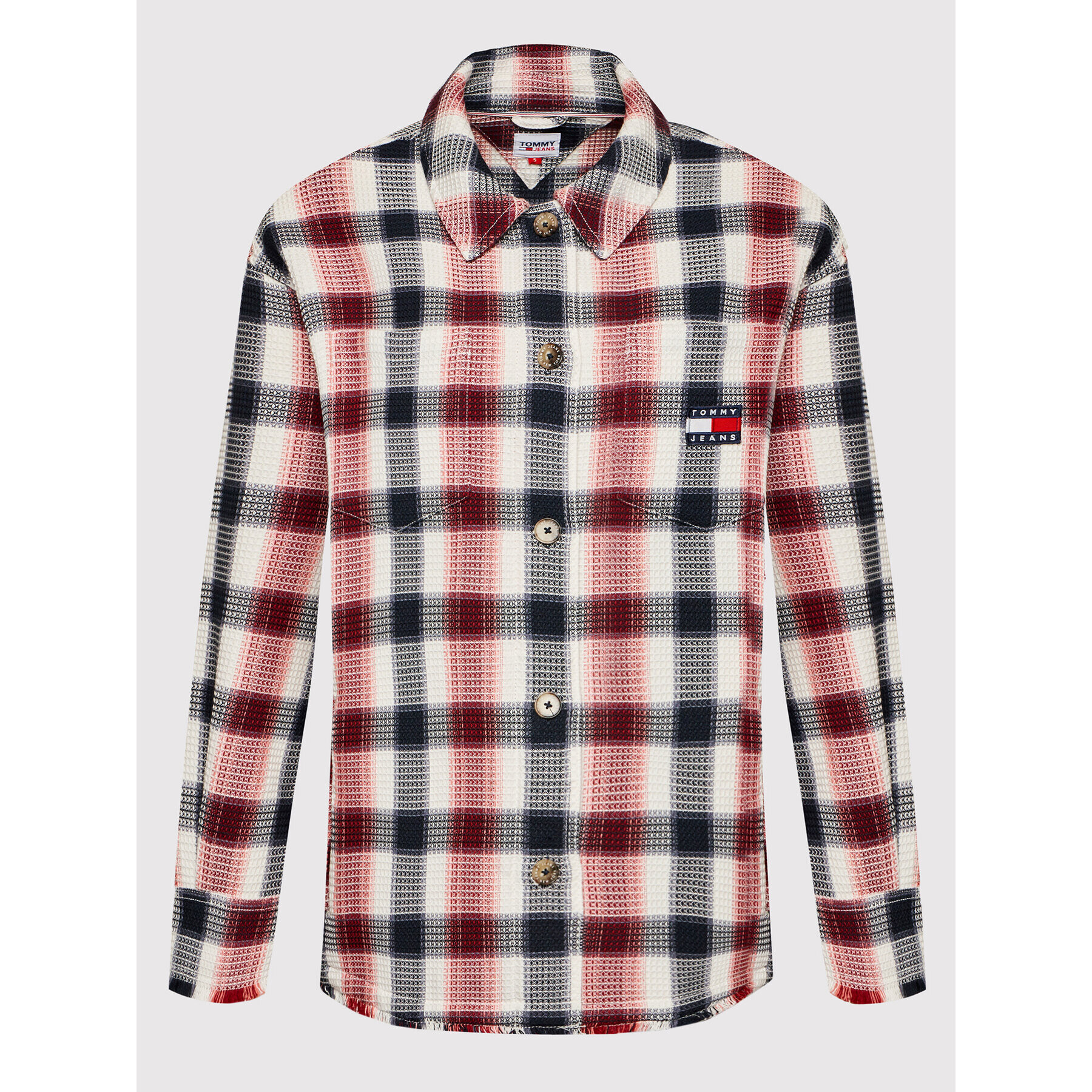 Tommy Jeans Риза Waffle DW0DW11902 Цветен Regular Fit - Pepit.bg