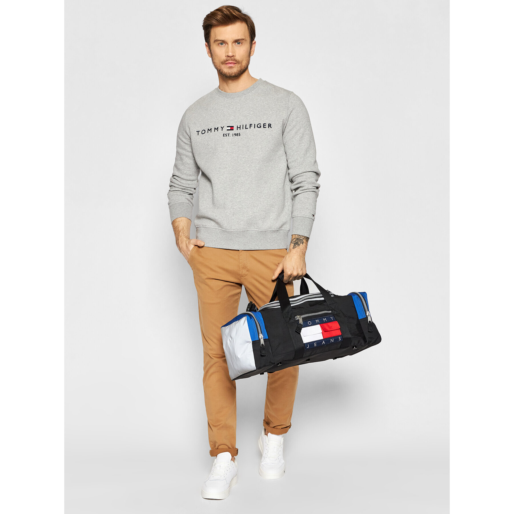Tommy Jeans Сак Tjm Heritage Duffle AM0AM08203 Черен - Pepit.bg