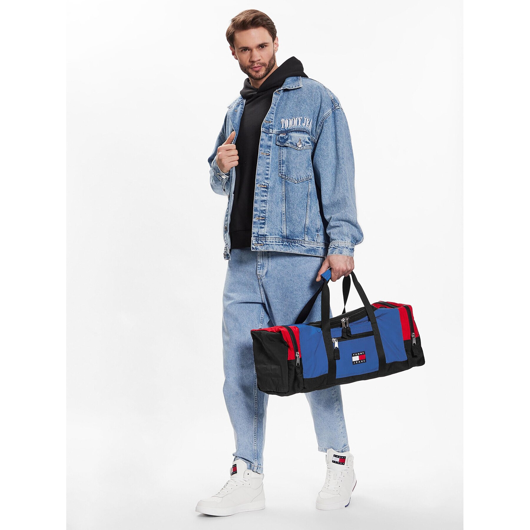 Tommy Jeans Сак Tjm Heritage Mix Duffle AM0AM10702 Син - Pepit.bg