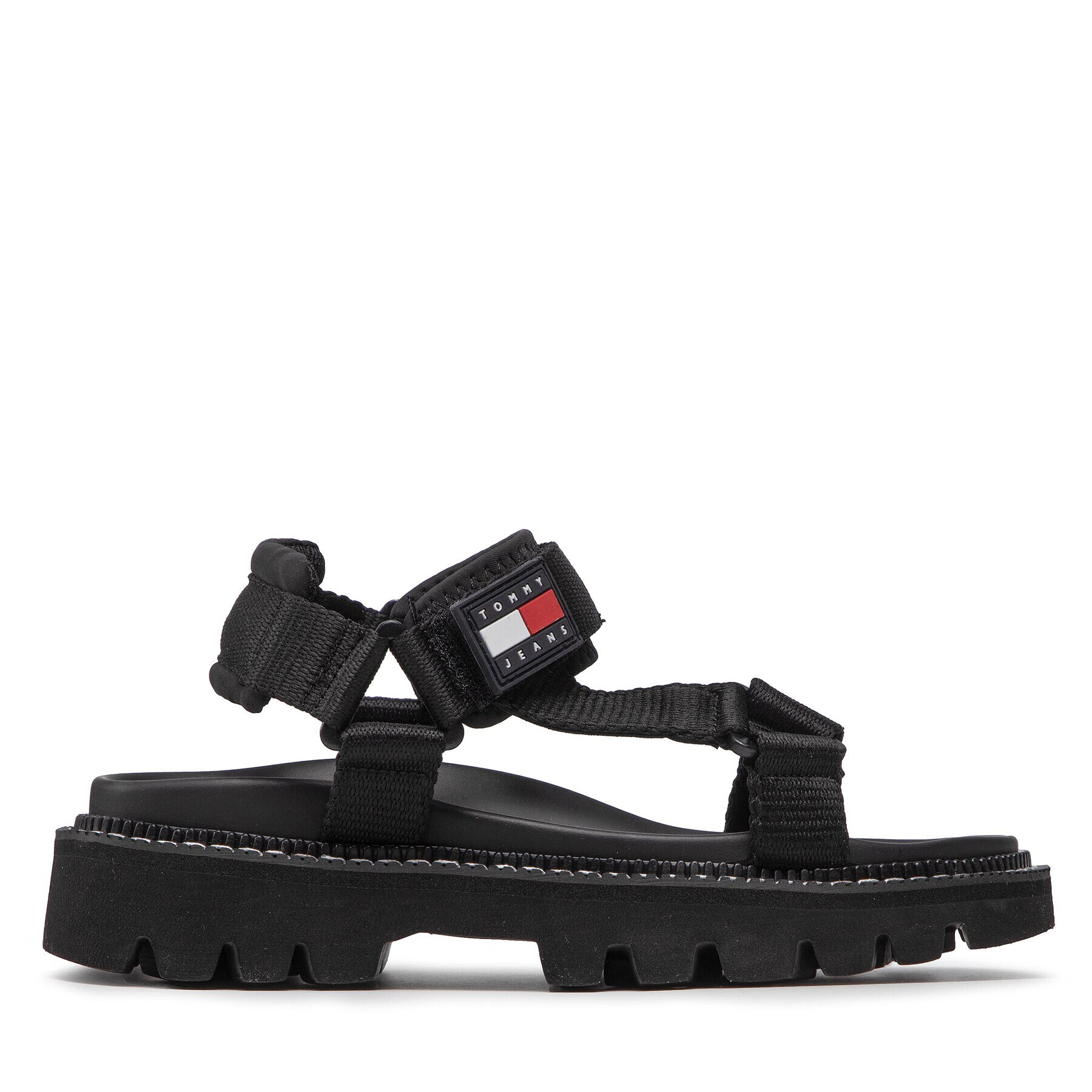 Tommy Jeans Сандали Chunky Sandal EN0EN01836 Черен - Pepit.bg