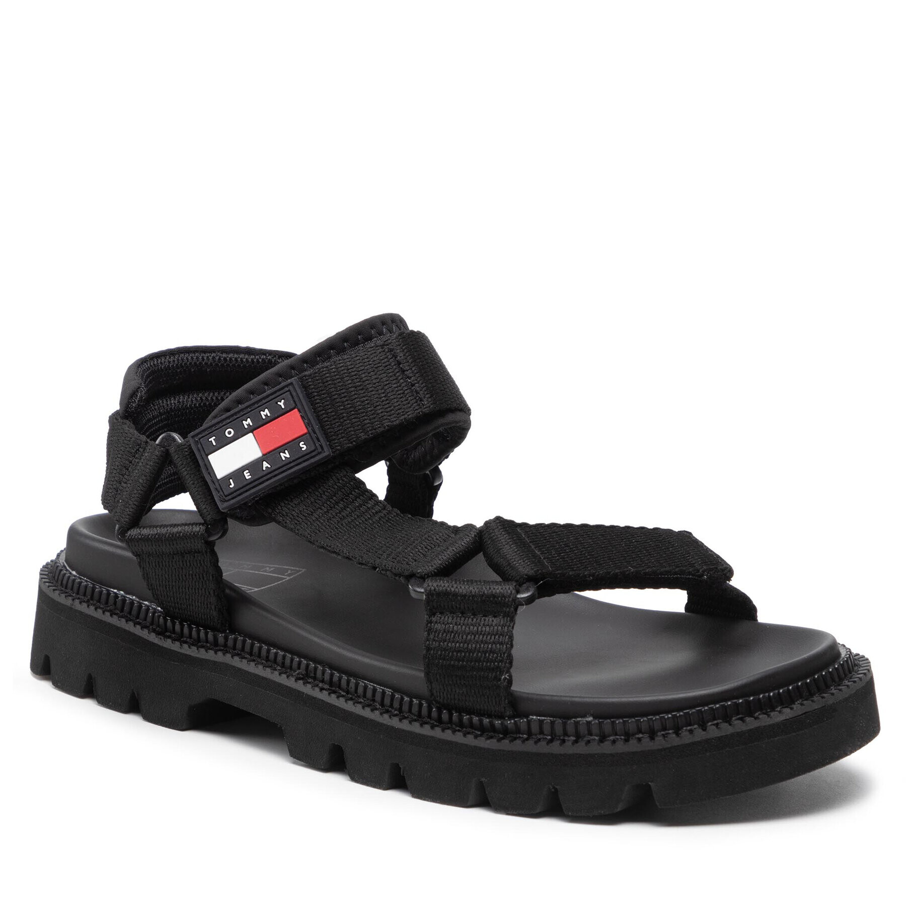 Tommy Jeans Сандали Chunky Tech Sandal EM0EM00997 Черен - Pepit.bg