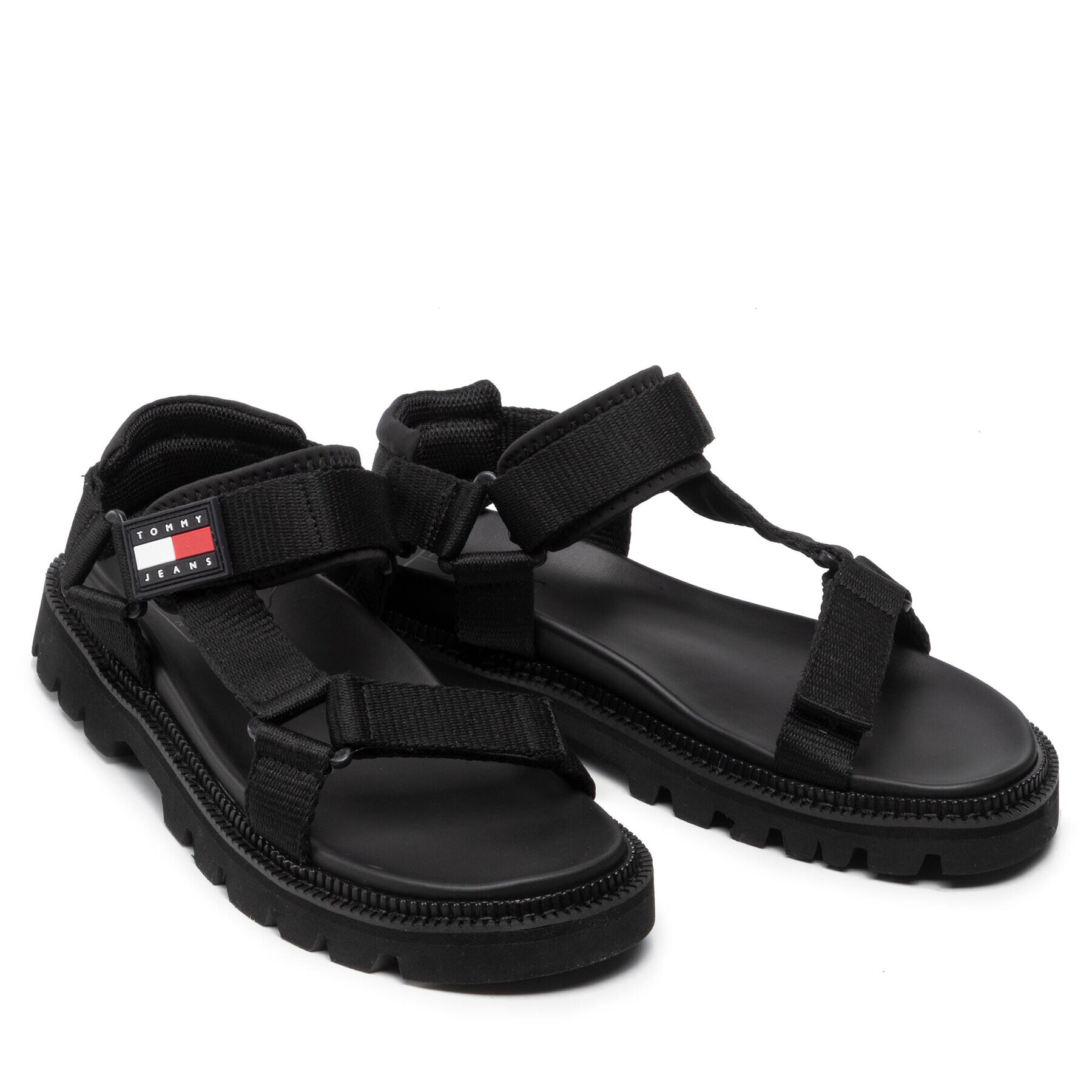 Tommy Jeans Сандали Chunky Tech Sandal EM0EM00997 Черен - Pepit.bg