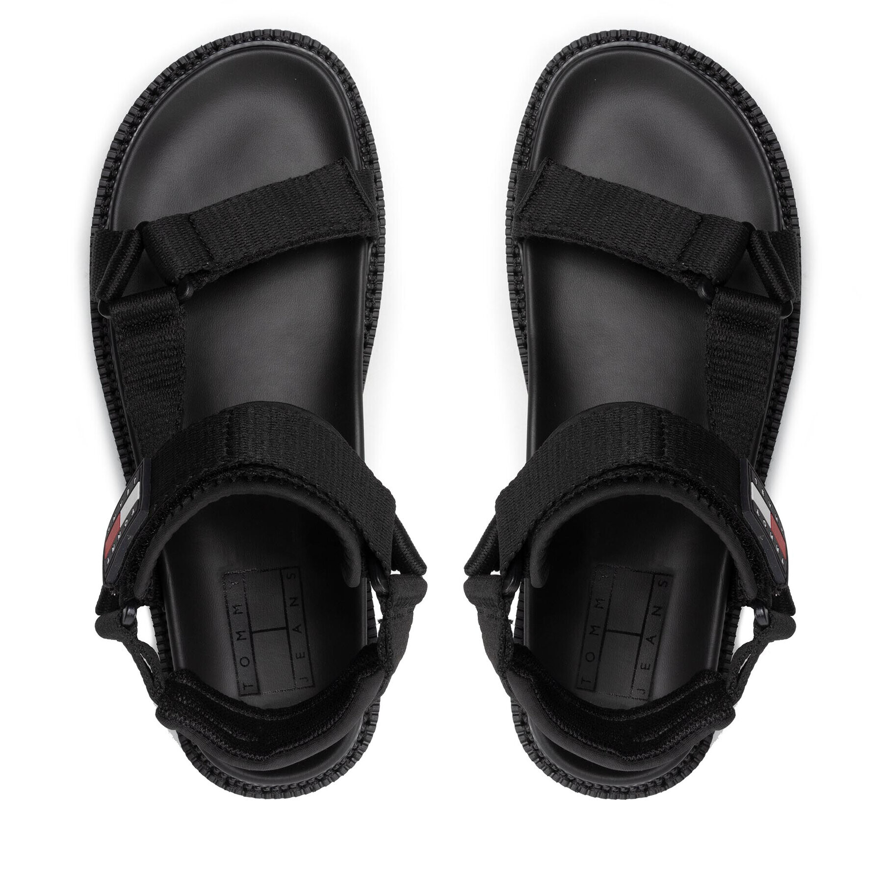 Tommy Jeans Сандали Chunky Tech Sandal EM0EM00997 Черен - Pepit.bg