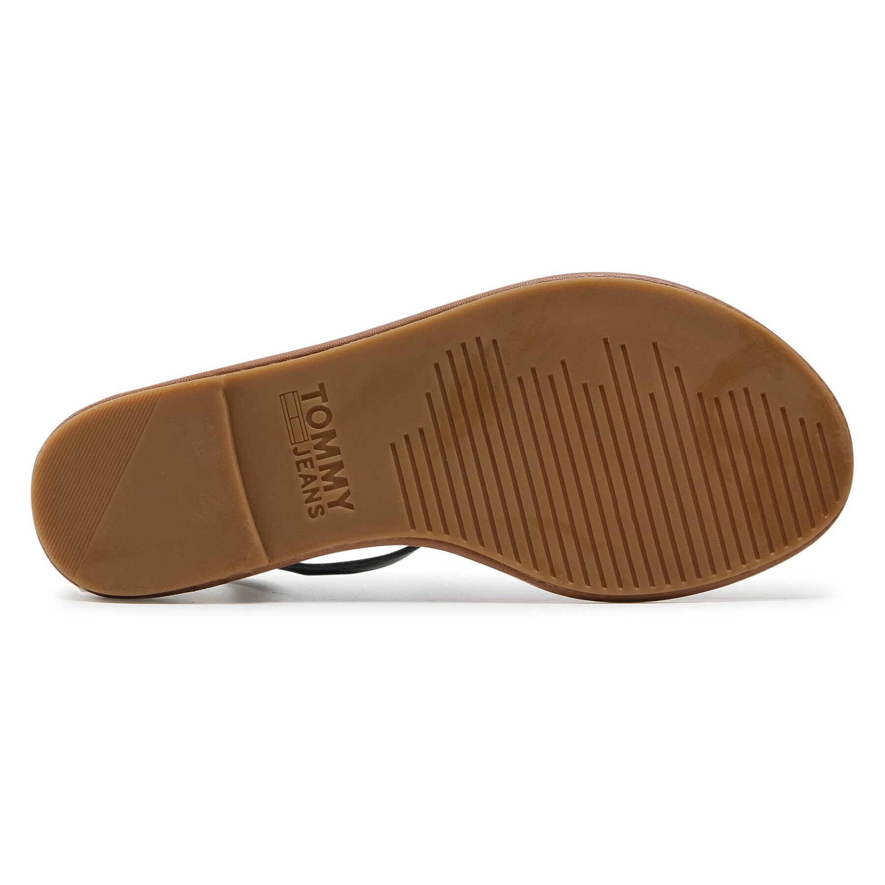 Tommy Jeans Сандали Essential Toe Post Flat Sandal EN0EN01316 Черен - Pepit.bg