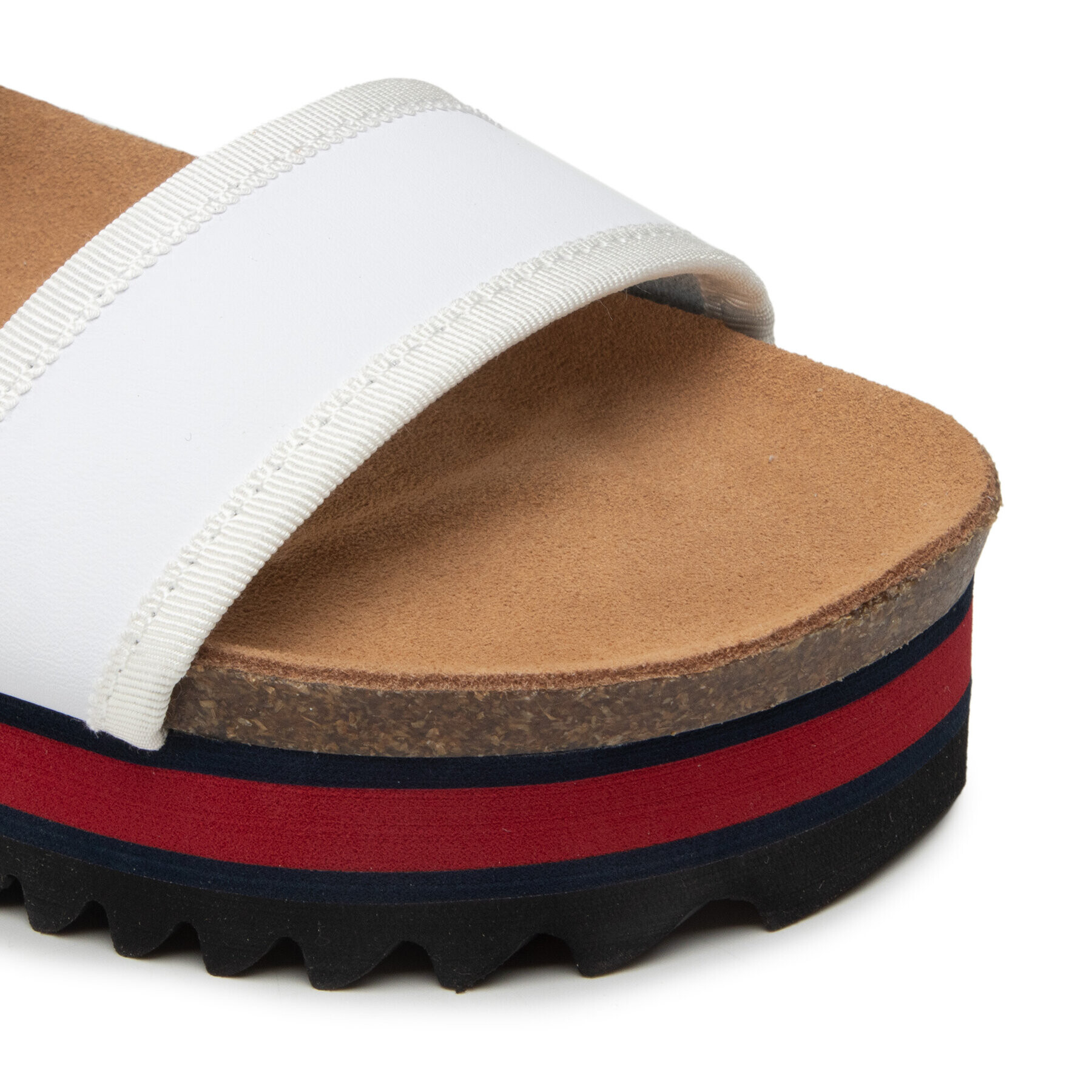 Tommy Jeans Сандали Flag Outsole Sandal EN0EN01806 Бял - Pepit.bg