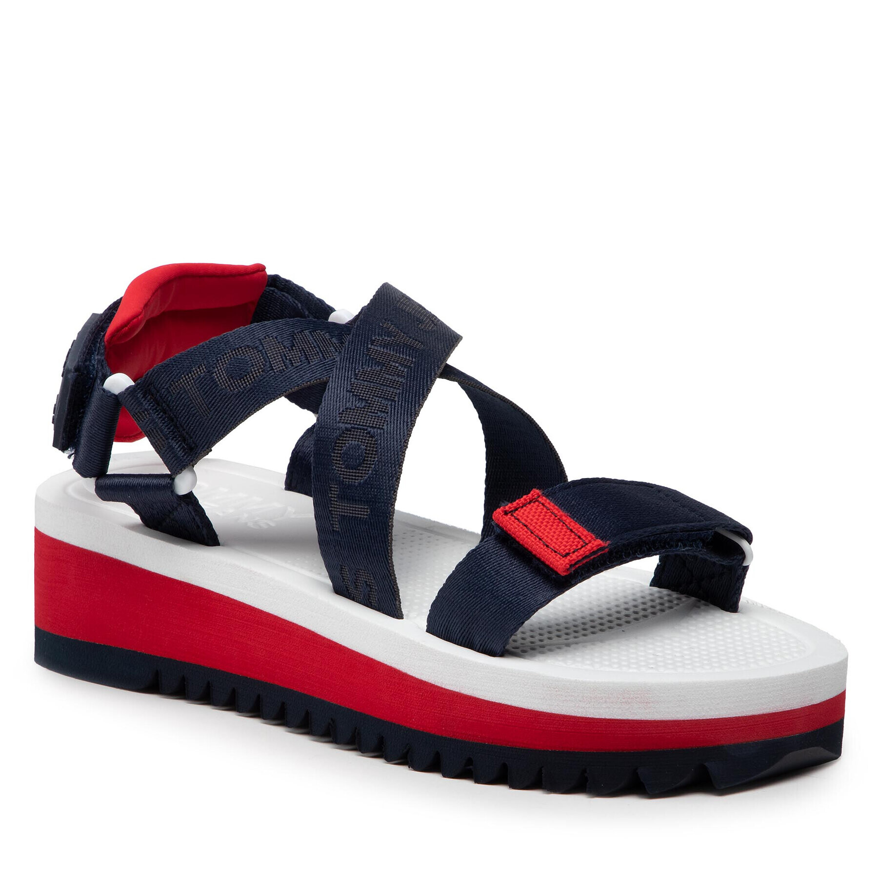 Tommy Jeans Сандали Flatform Eva Sandal EN0EN01839 Тъмносин - Pepit.bg