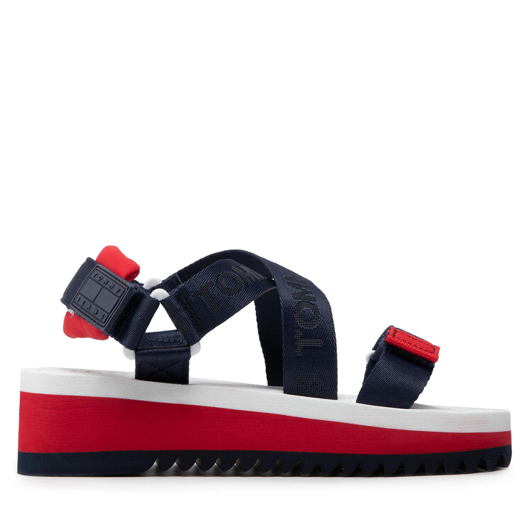 Tommy Jeans Сандали Flatform Eva Sandal EN0EN01839 Тъмносин - Pepit.bg