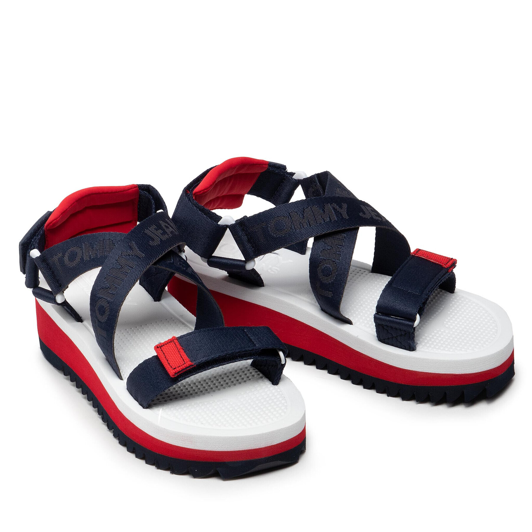 Tommy Jeans Сандали Flatform Eva Sandal EN0EN01839 Тъмносин - Pepit.bg