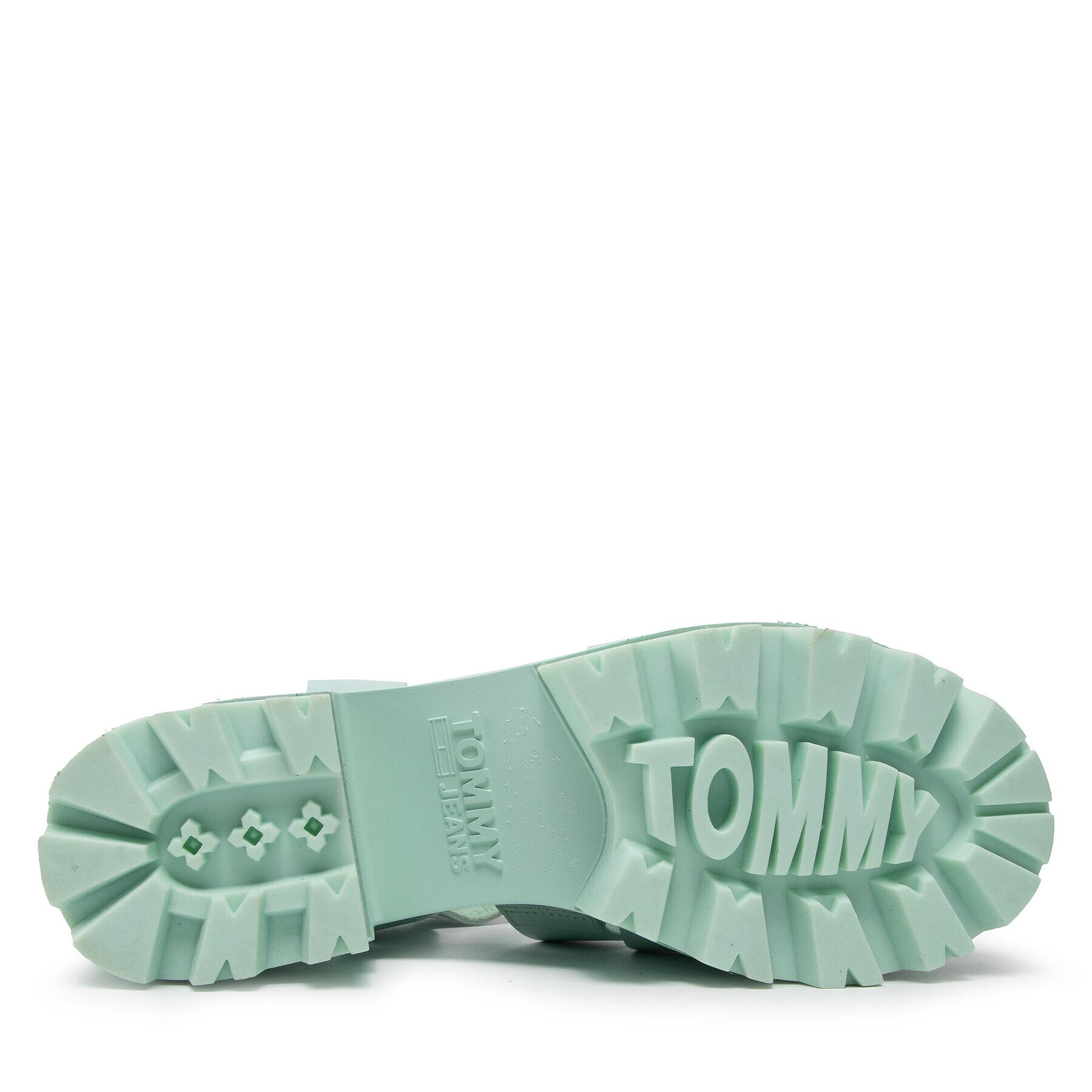 Tommy Jeans Сандали Heeled Leather Sandal EN0EN01803 Син - Pepit.bg