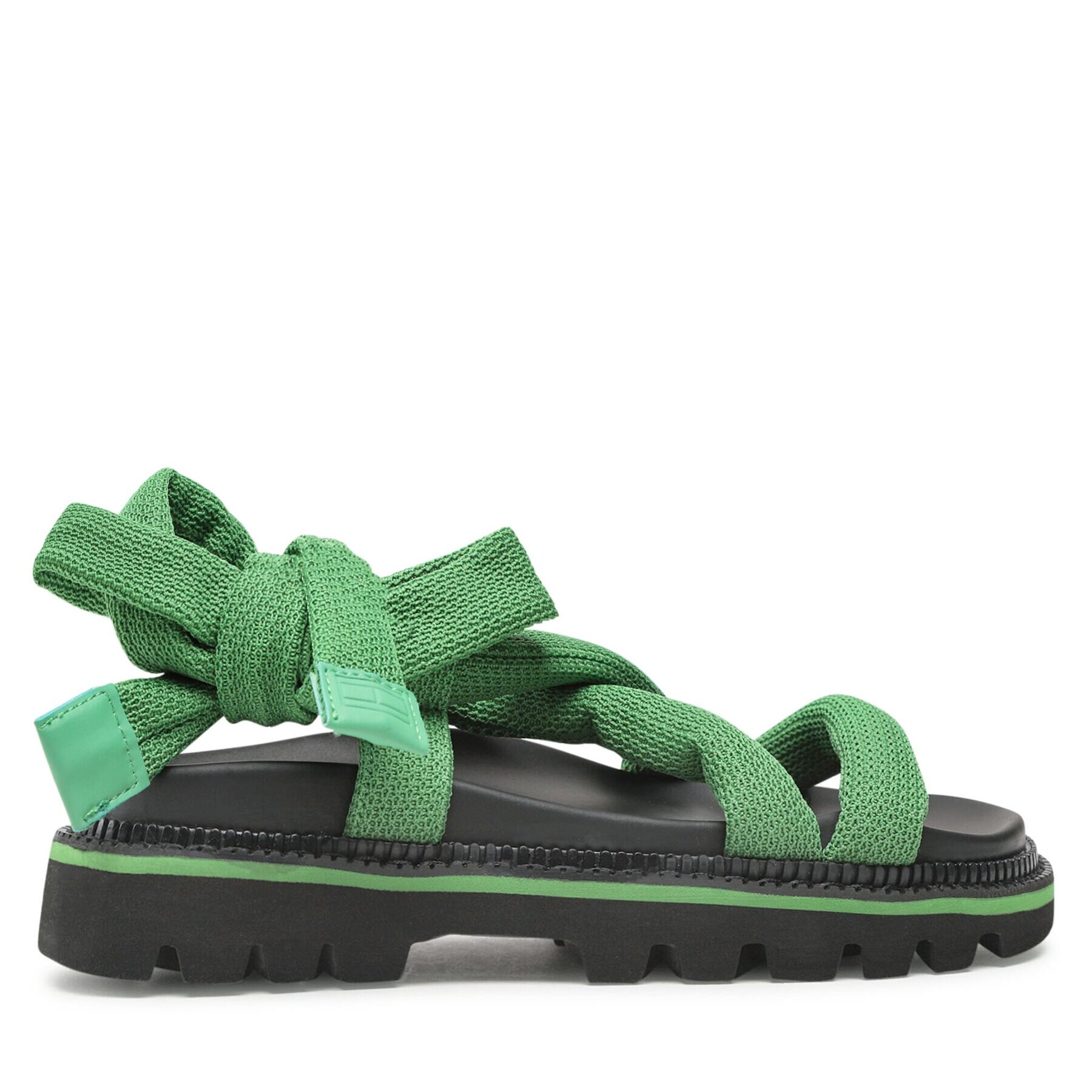 Tommy Jeans Сандали Sandal EN0EN02073 Зелен - Pepit.bg