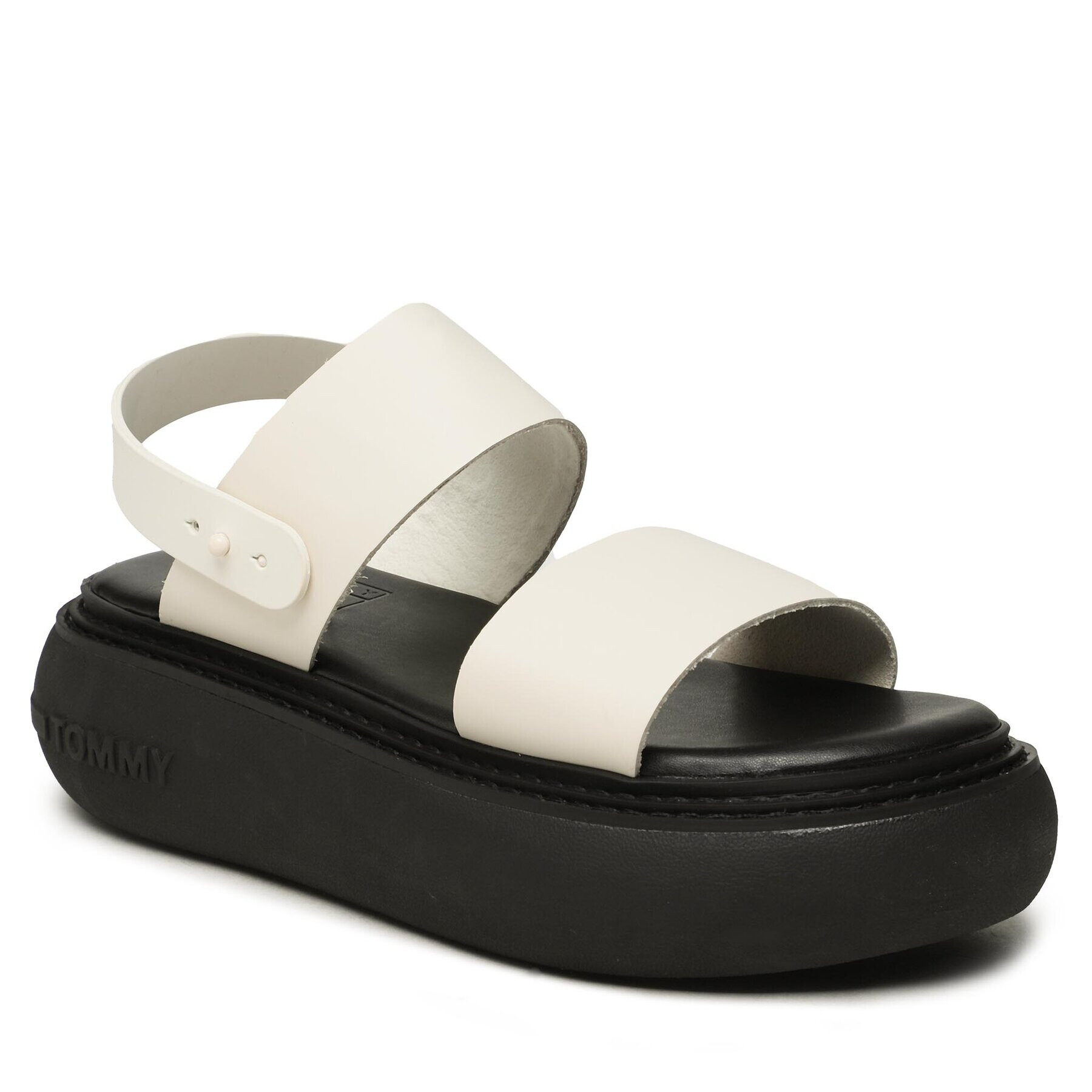 Tommy Jeans Сандали Volume Sandal Stripe EN0EN02077 Бял - Pepit.bg