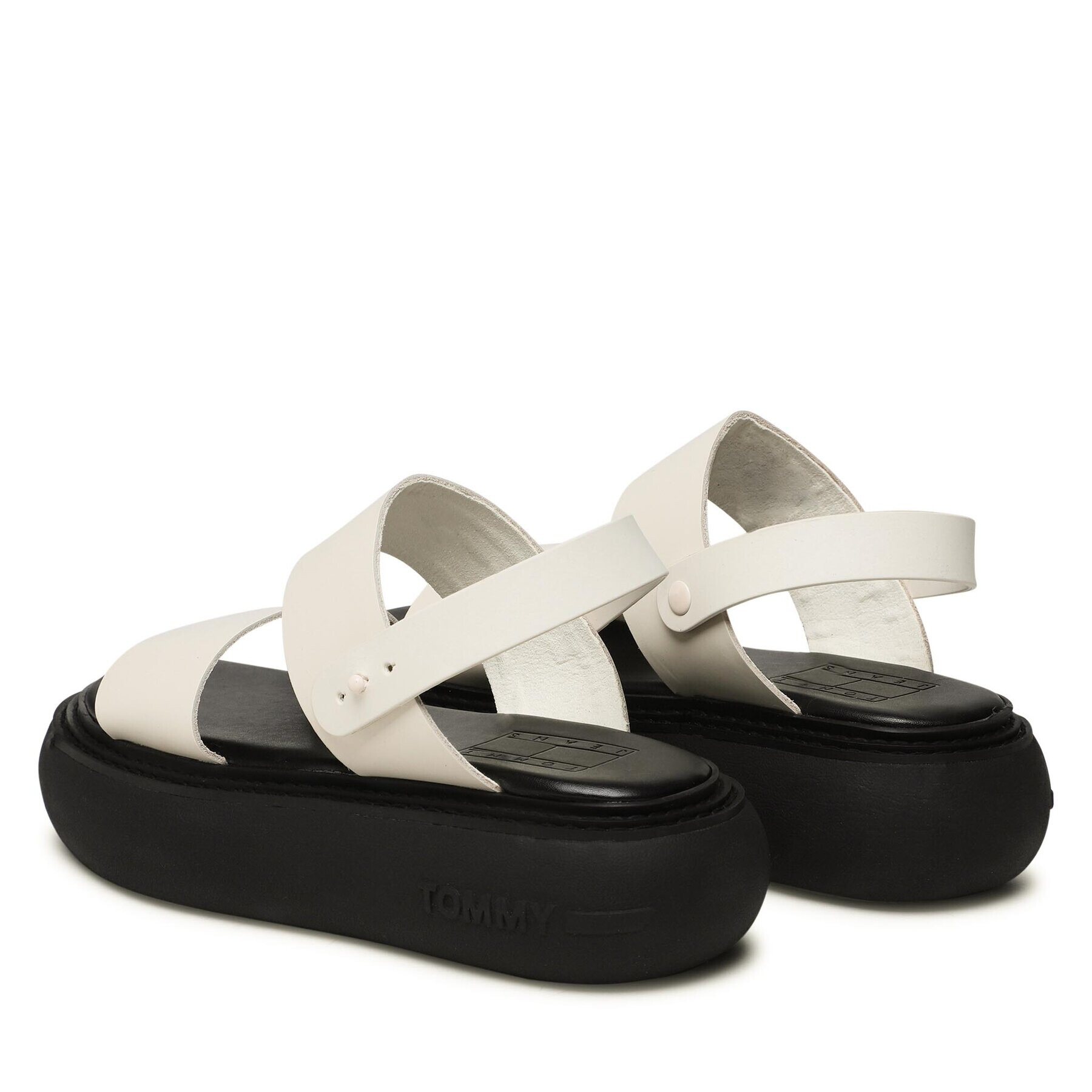 Tommy Jeans Сандали Volume Sandal Stripe EN0EN02077 Бял - Pepit.bg