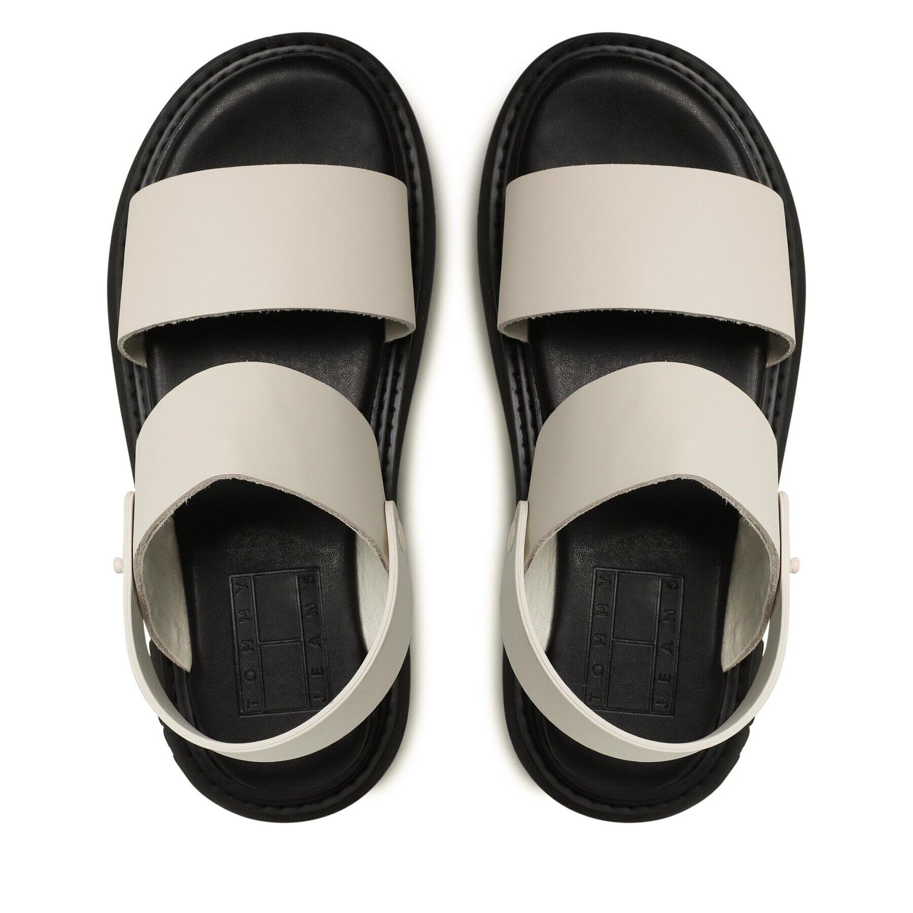 Tommy Jeans Сандали Volume Sandal Stripe EN0EN02077 Бял - Pepit.bg