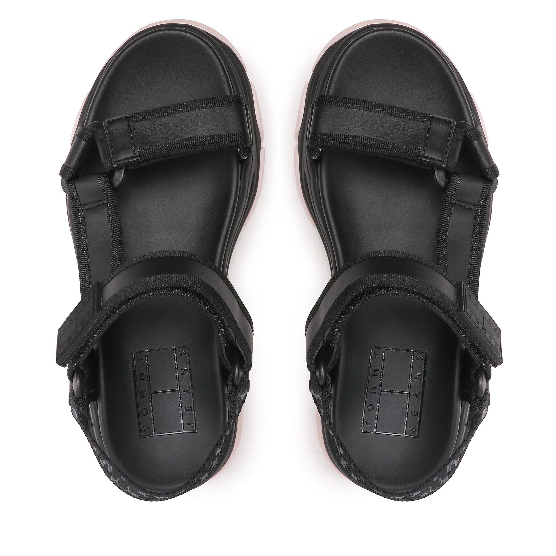 Tommy Jeans Сандали Webbing Hyrbid Sandal EN0EN02074 Черен - Pepit.bg