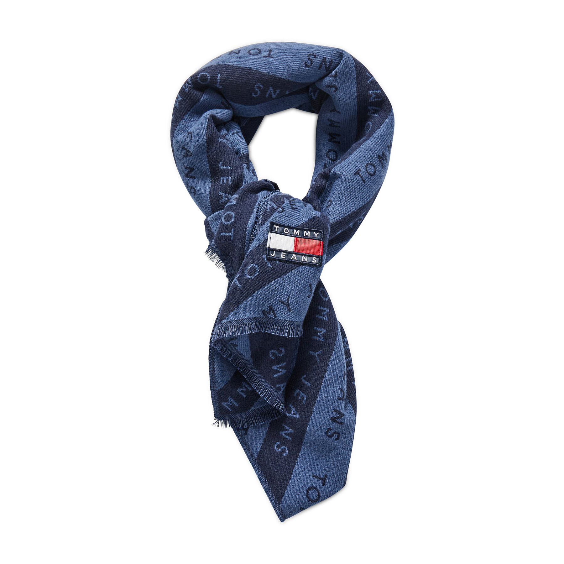 Tommy Jeans Шал Tjw Heritage Jacquard Scarf AW0AW10703 Тъмносин - Pepit.bg