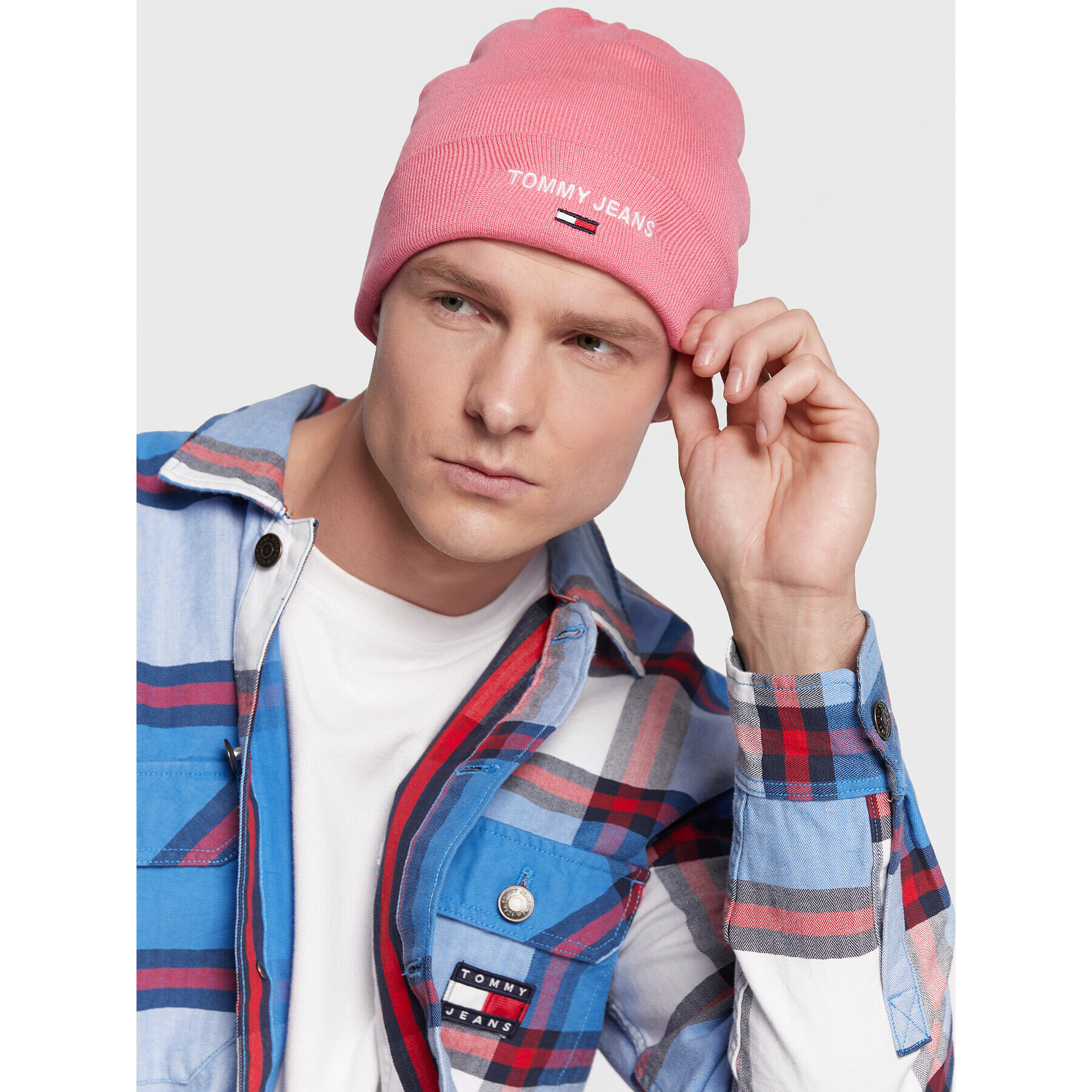 Tommy Jeans Шапка AM0AM10395 Розов - Pepit.bg